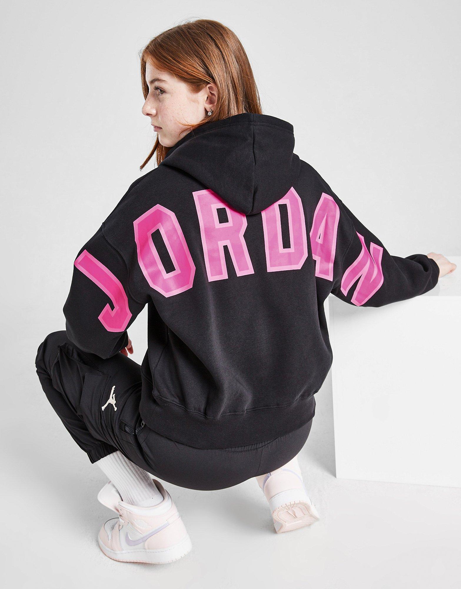 Jordan Girls Back Hit Hoodie Junior