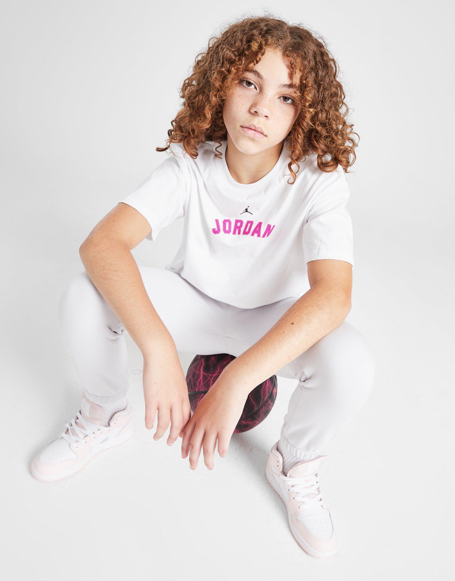 Jordan Girls' Back Hit T-Shirt Junior