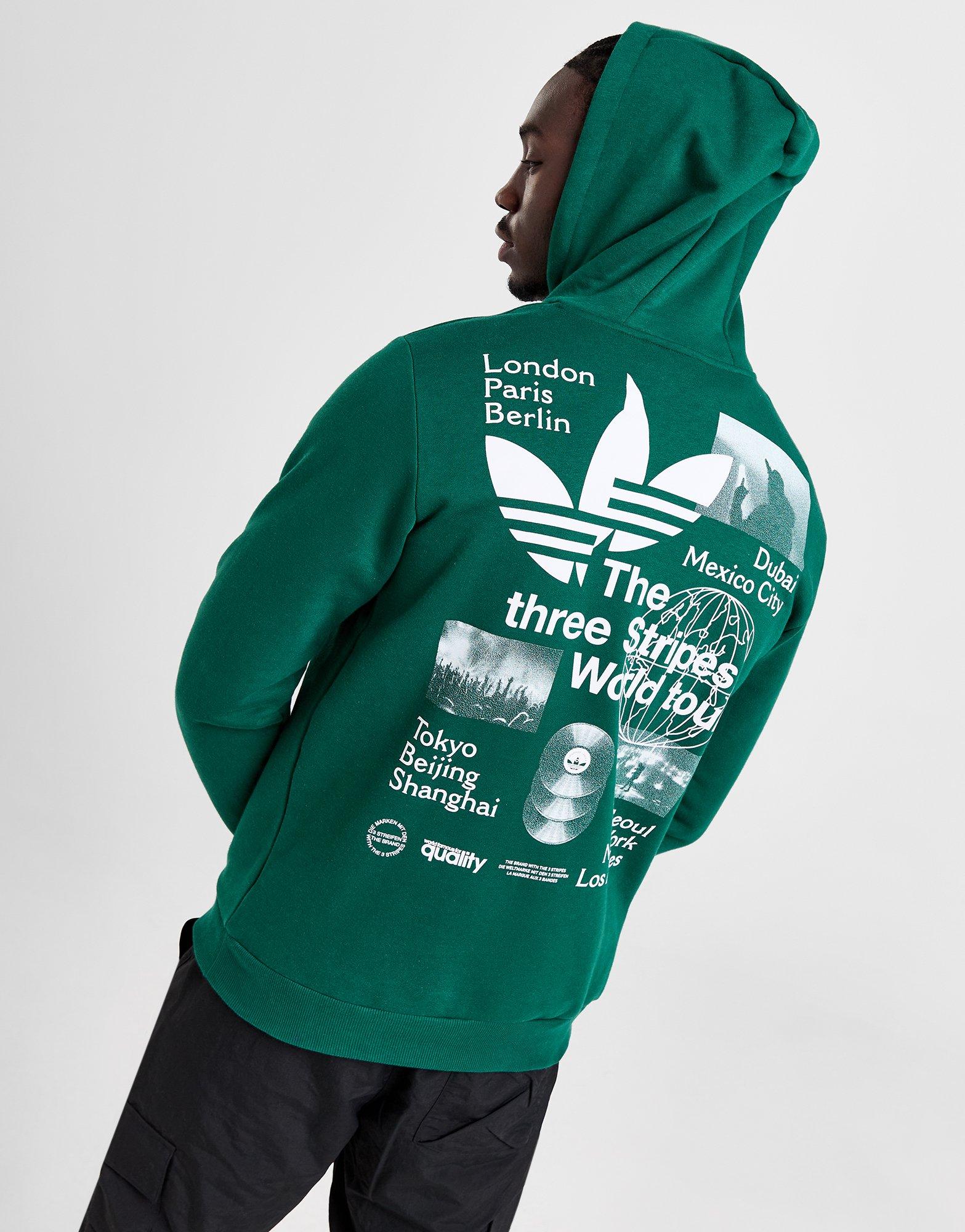 adidas Originals World Tour Hoodie em Verde