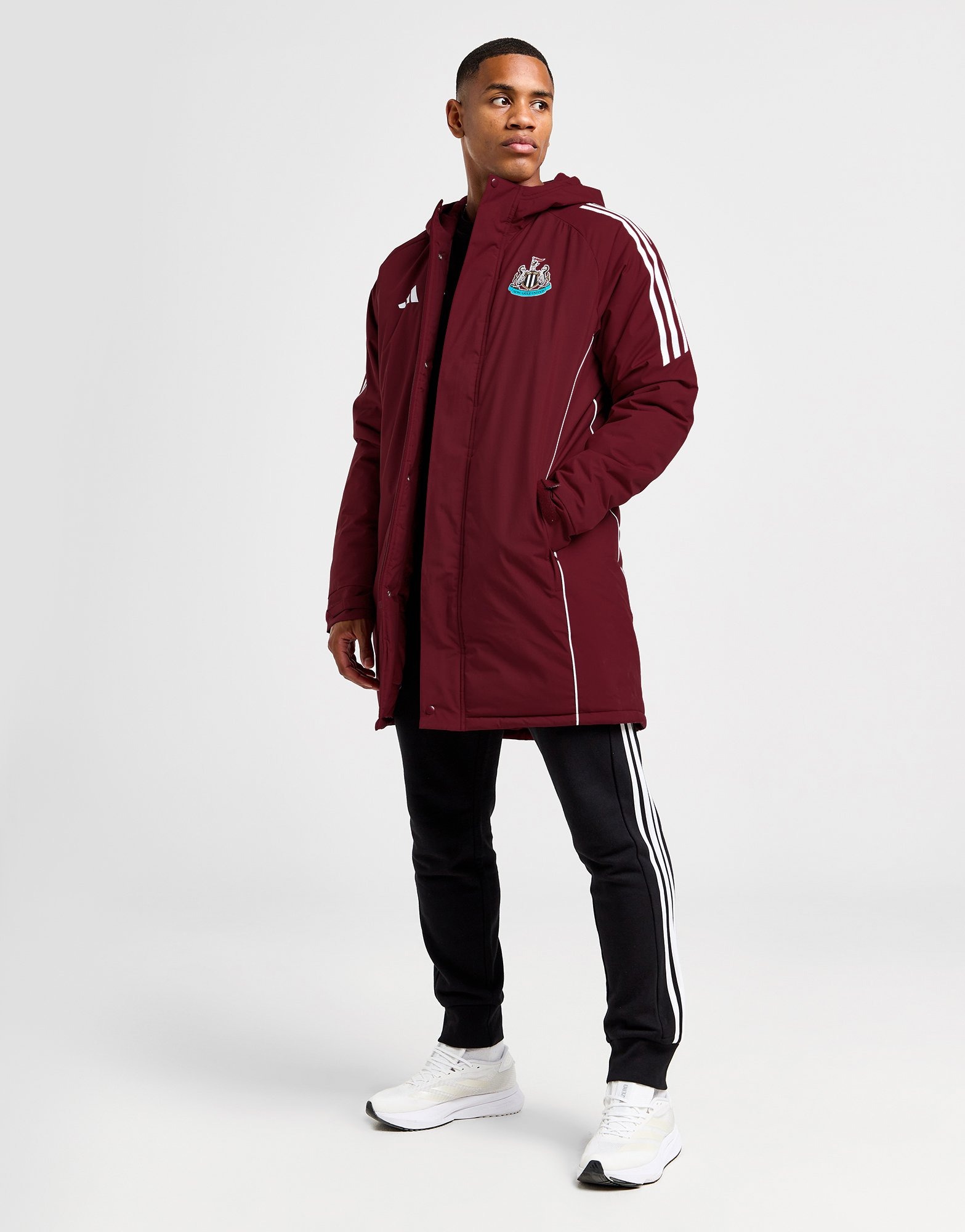 Parka Jacket Man Utd Coat Mens Adidas Manchester United Icon Parka