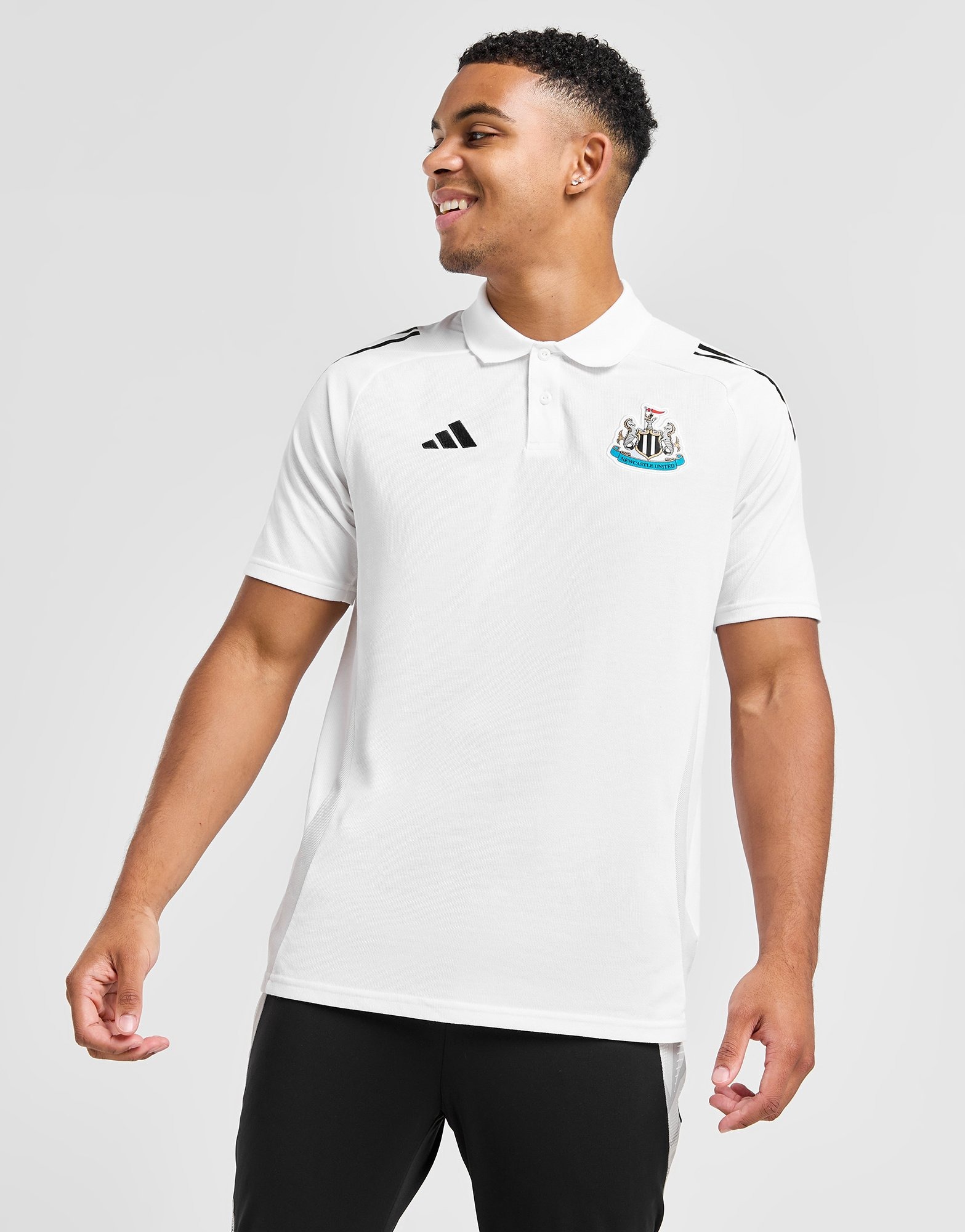 White adidas Newcastle United FC Training Polo Shirt JD Sports Global