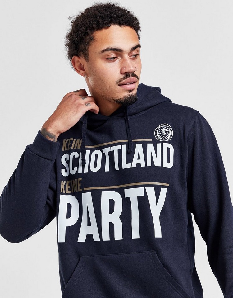 Official Team Sweat à Capuche 'Kein Schottland Keine Party' Homme