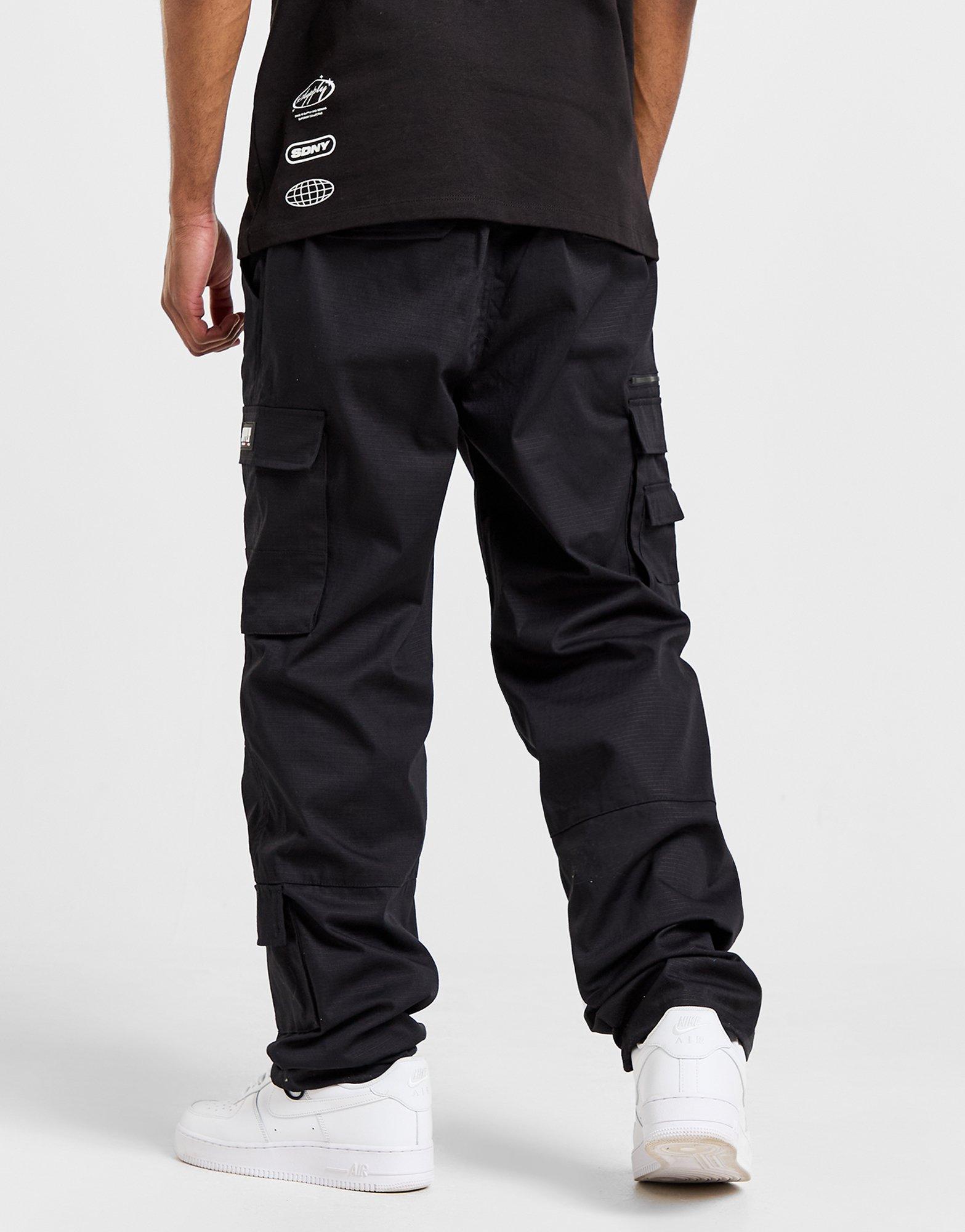 Black Supply & Demand Lock Cargo Pants | JD Sports UK