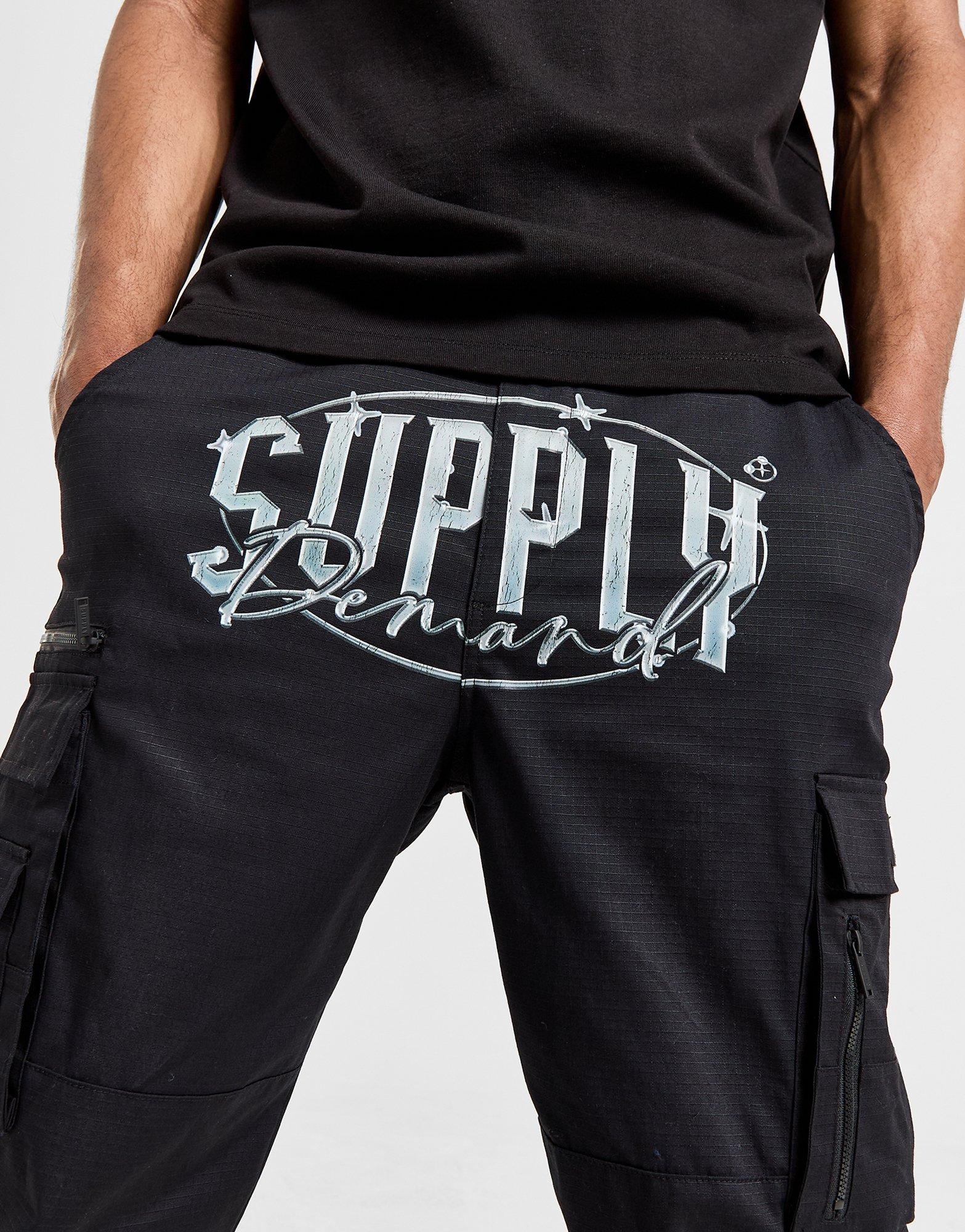 Black Supply & Demand Lock Cargo Pants | JD Sports UK