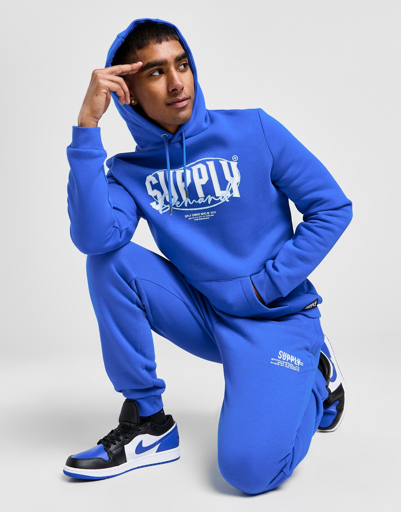 Blå Supply & Demand Malone Tracksuit Herre - JD Sports Danmark