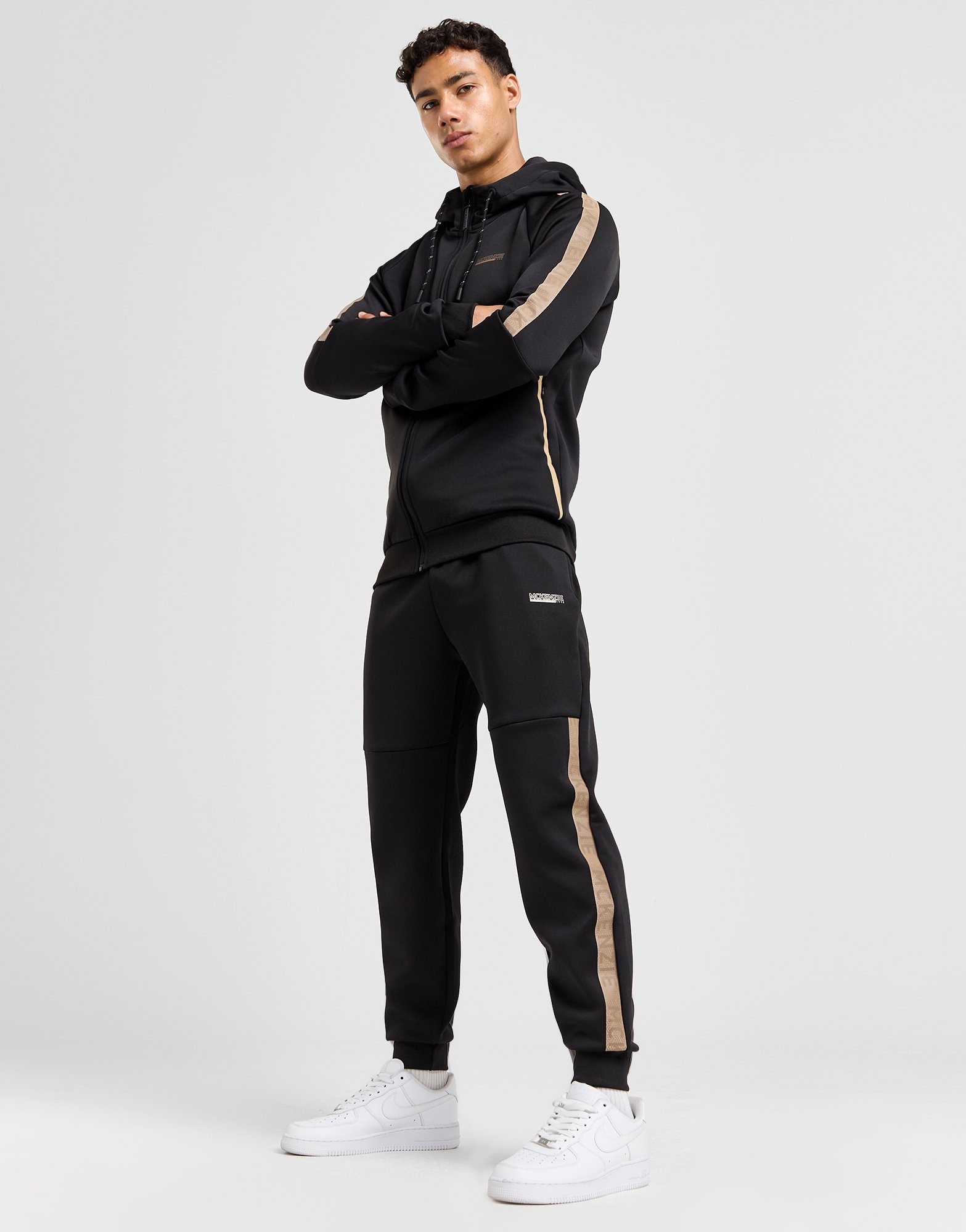 Black McKenzie Glaze Poly Track Pants | JD Sports UK