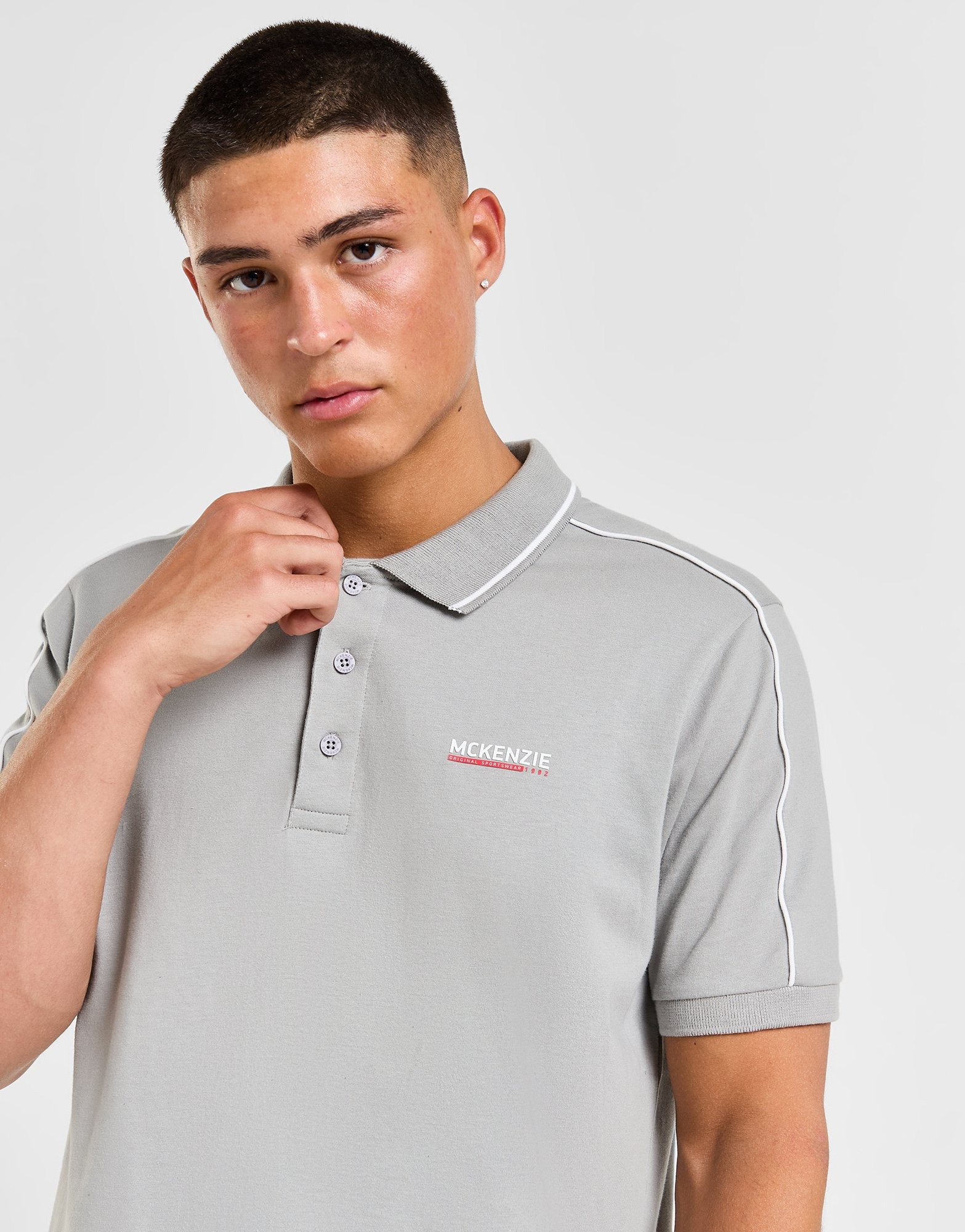 Grey McKenzie Darwin Polo Shirt | JD Sports UK