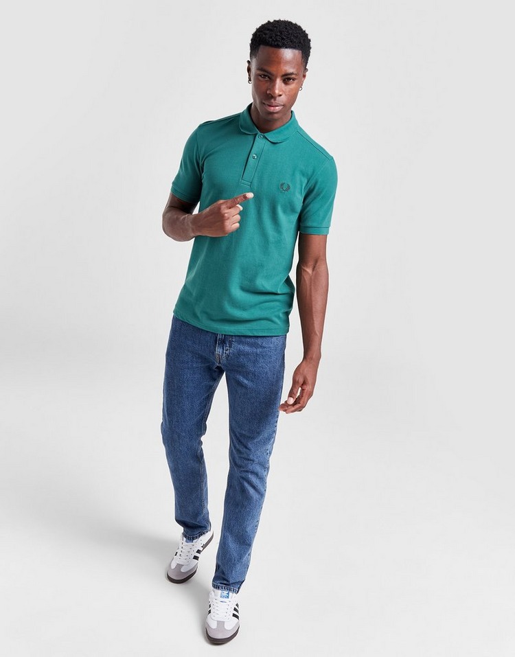 Green Fred Perry Core Short Sleeve Polo Shirt | JD Sports UK