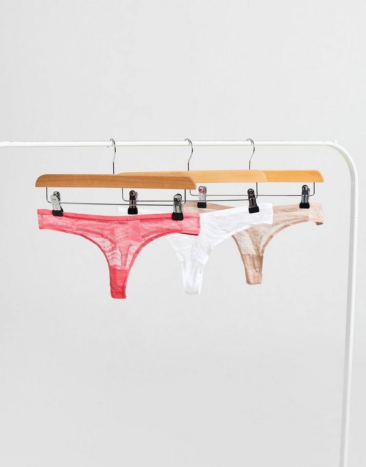 Calvin Klein Underwear Lot de 3 strings Sheer Lace Femme