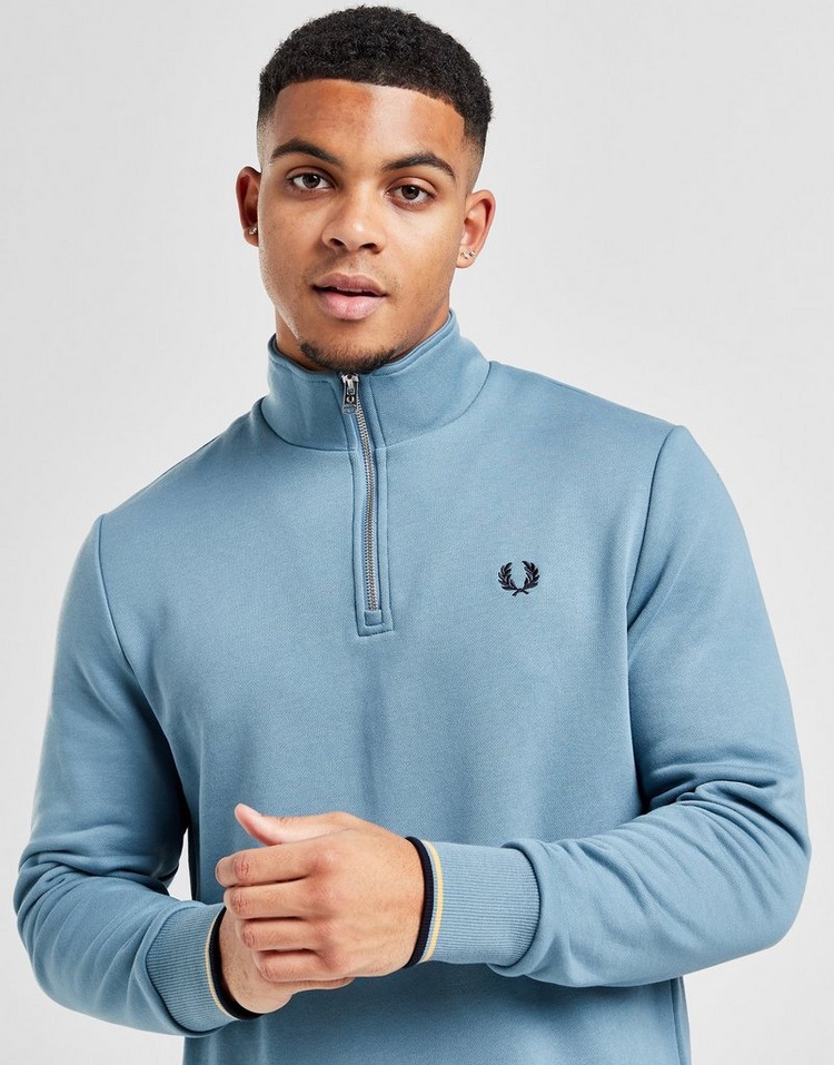 Fred Perry Twin Tipped Half Zip Sweatshirt