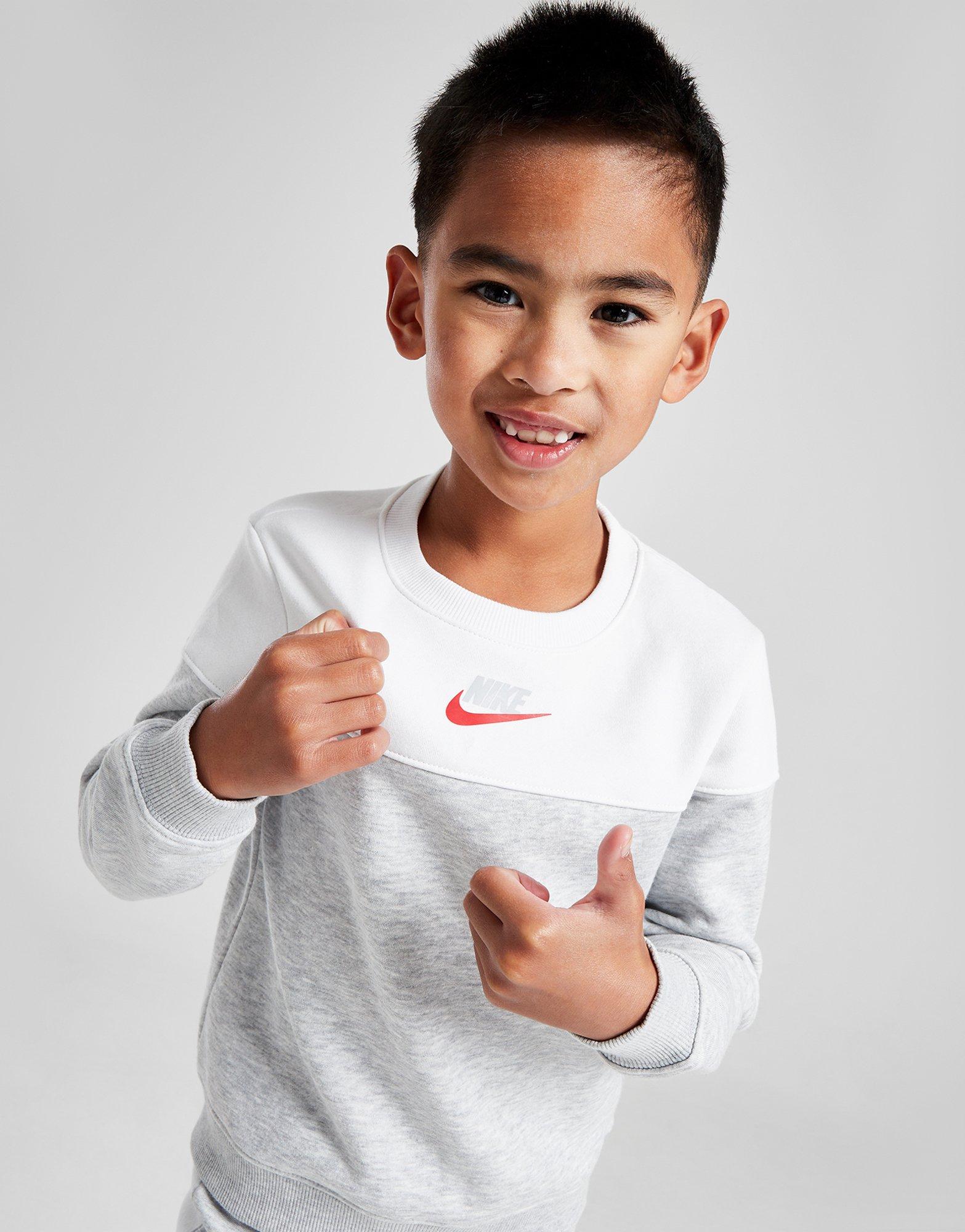 Nike Colour Block Futura Crew Trainingsanzug Kleinkinder