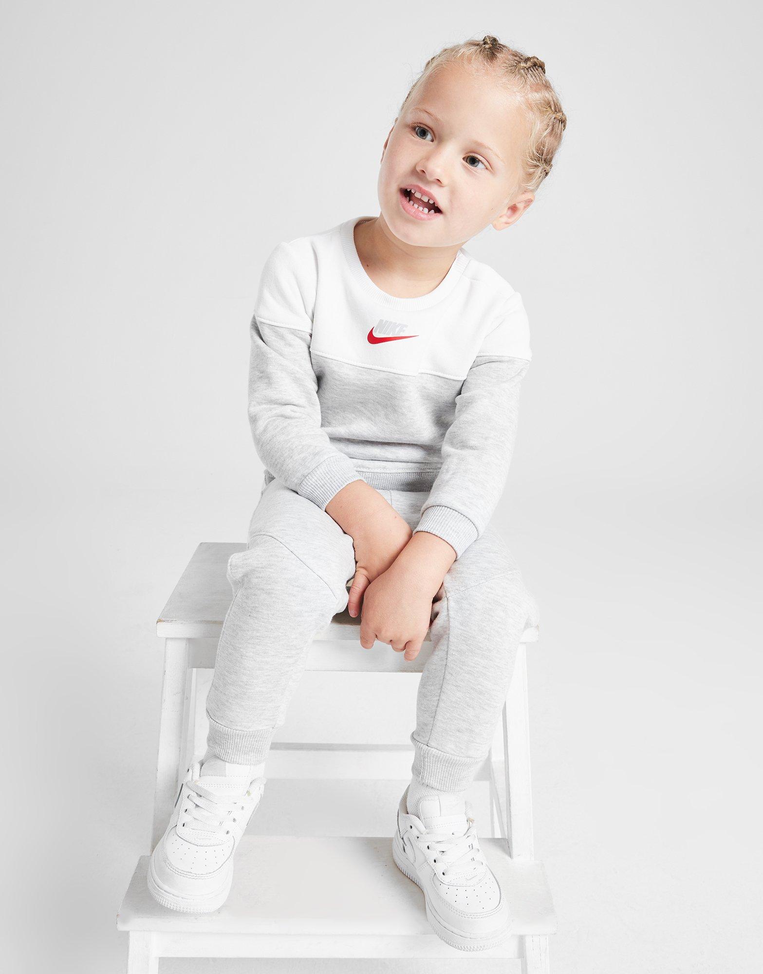 Nike Colour Block Futura Crew Trainingsanzug Babys