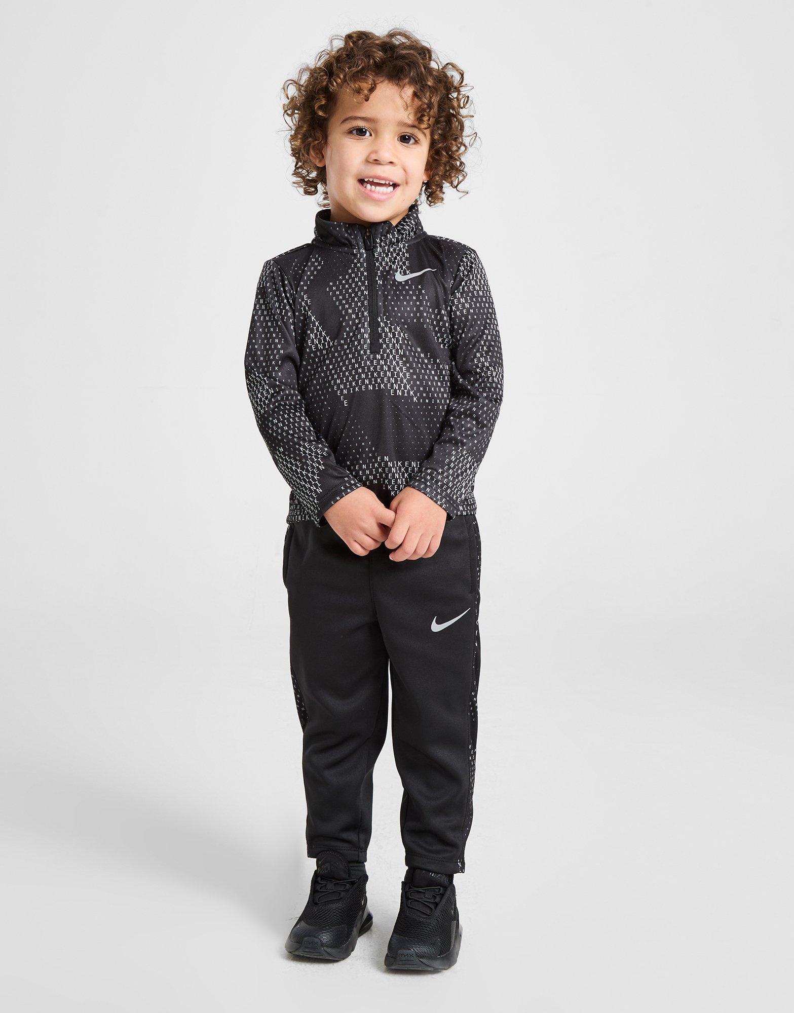 Nike Pacer 1/4 Zip/Track Pants Camo Set Infant
