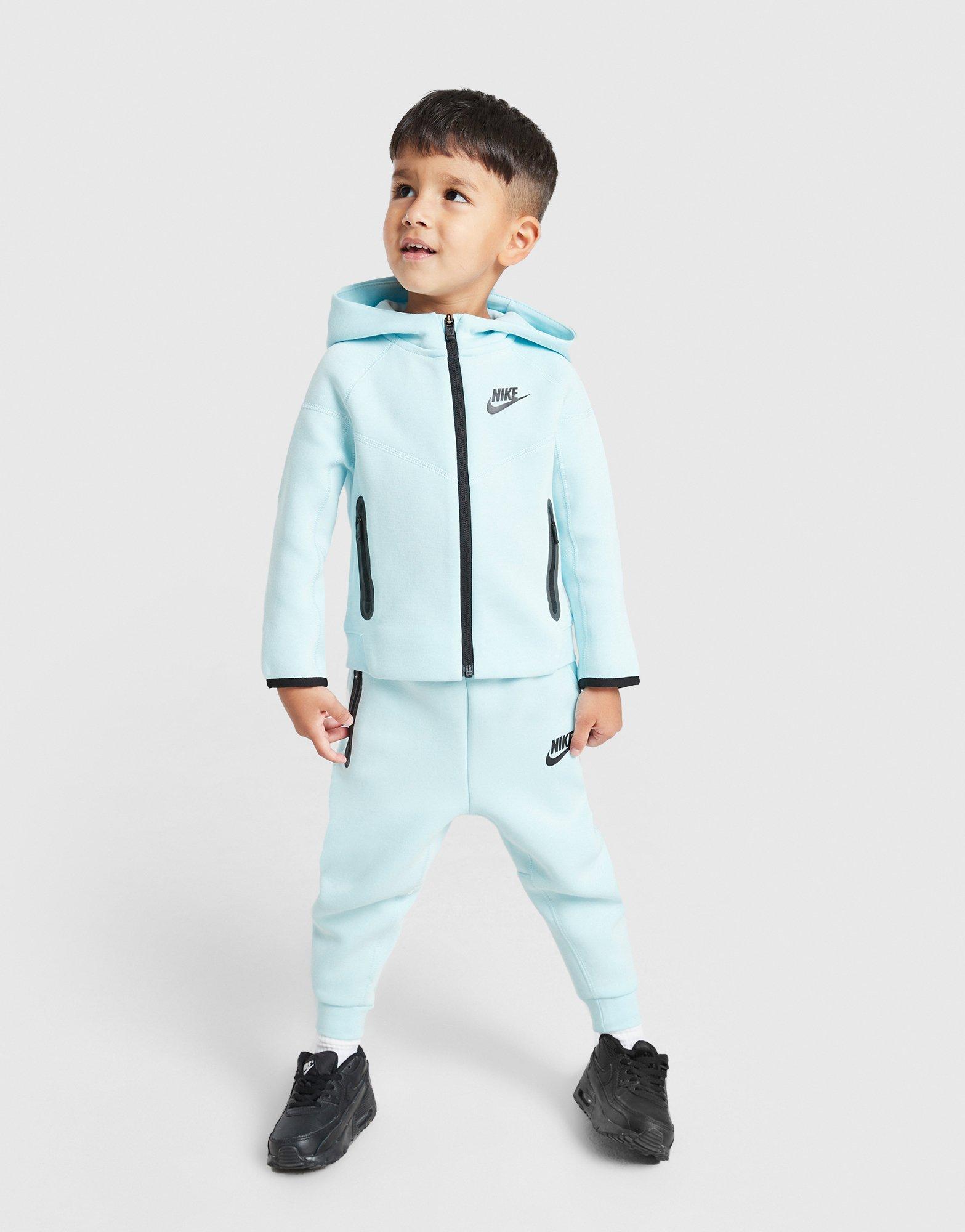 Baby blue nike fashion tech sweatsuit