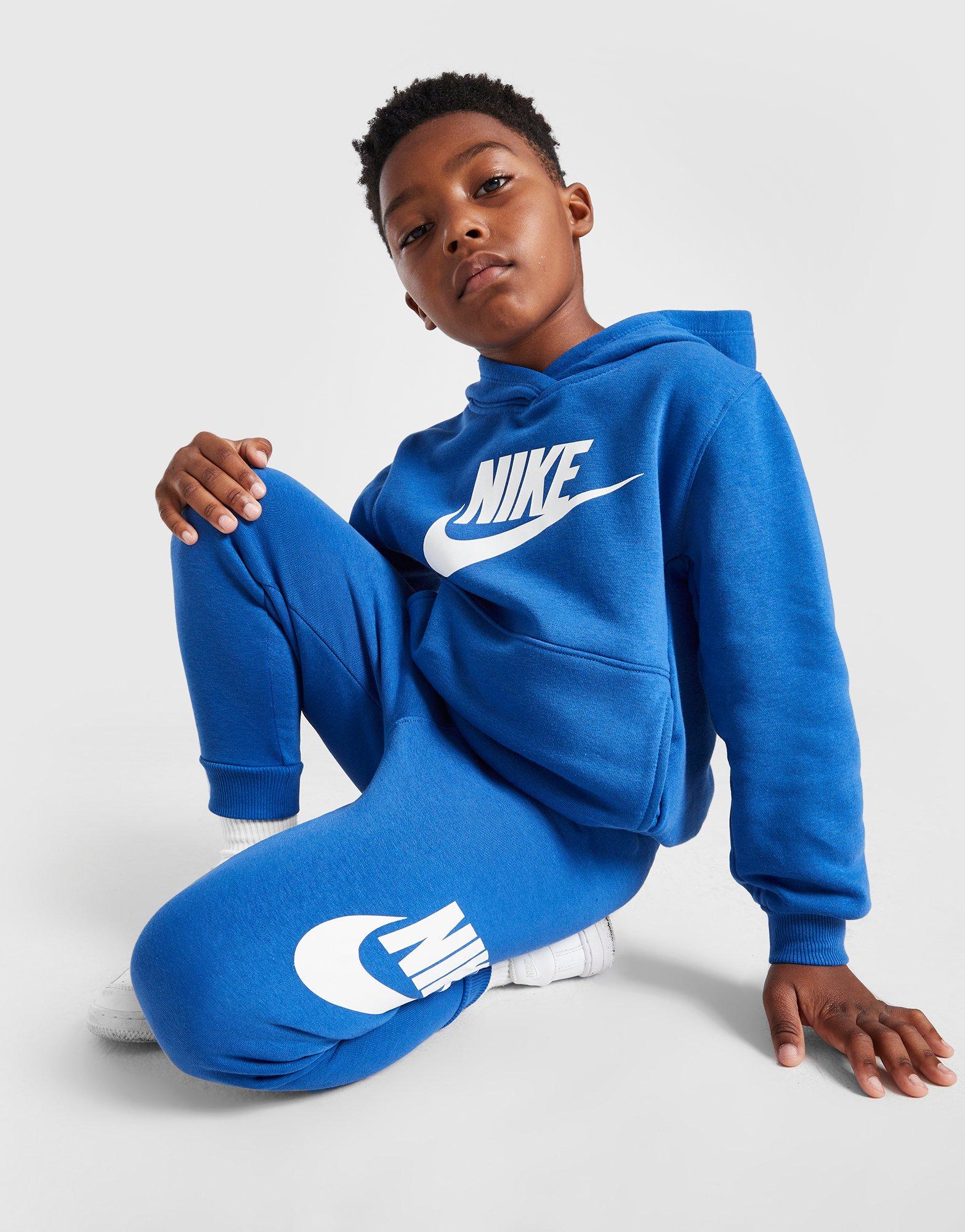 Blue Nike Club Fleece Hoodie Tracksuit Children JD Sports Global