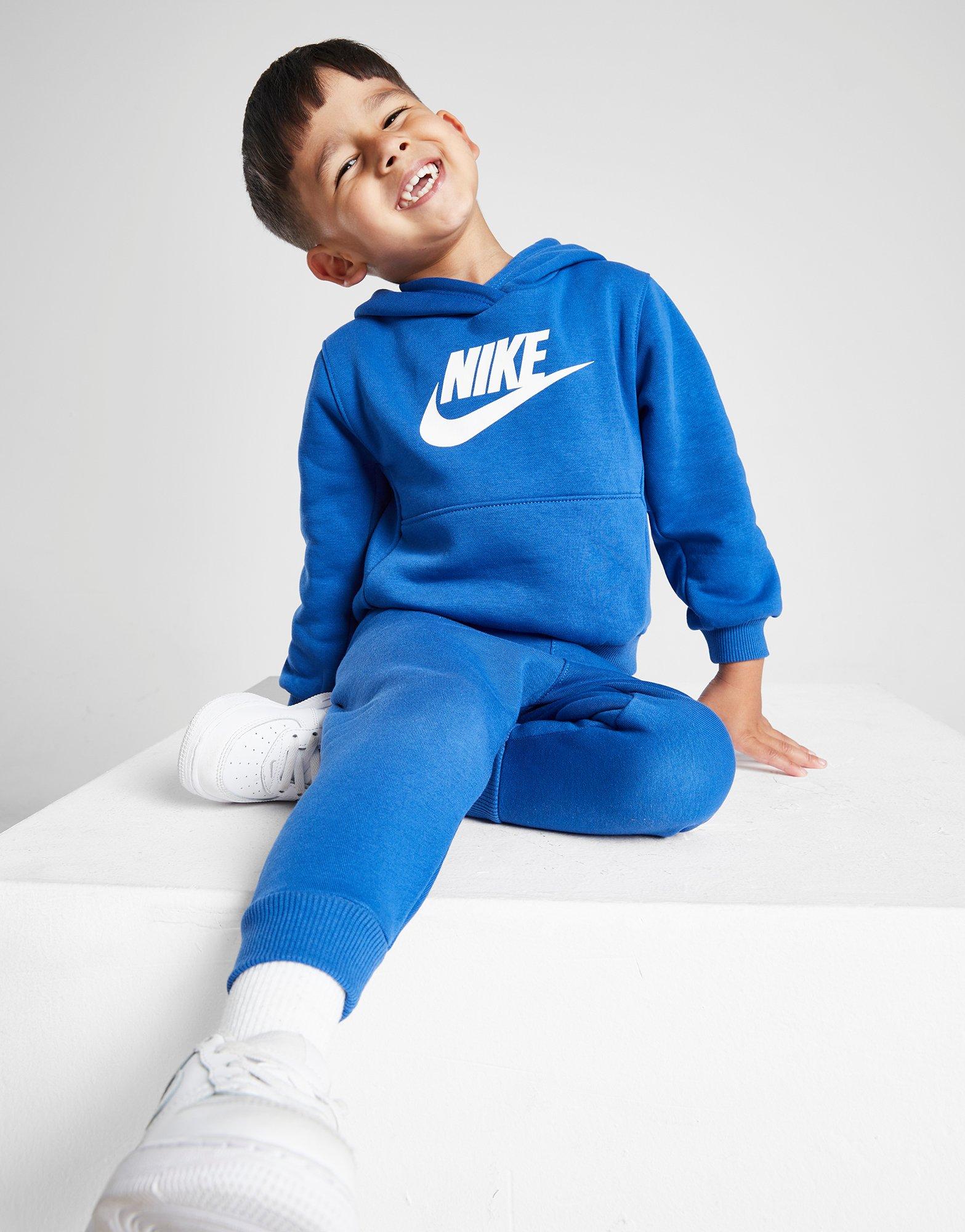 Nike Club Fleece Hoodie Tracksuit Infant in Celeste JD Sports