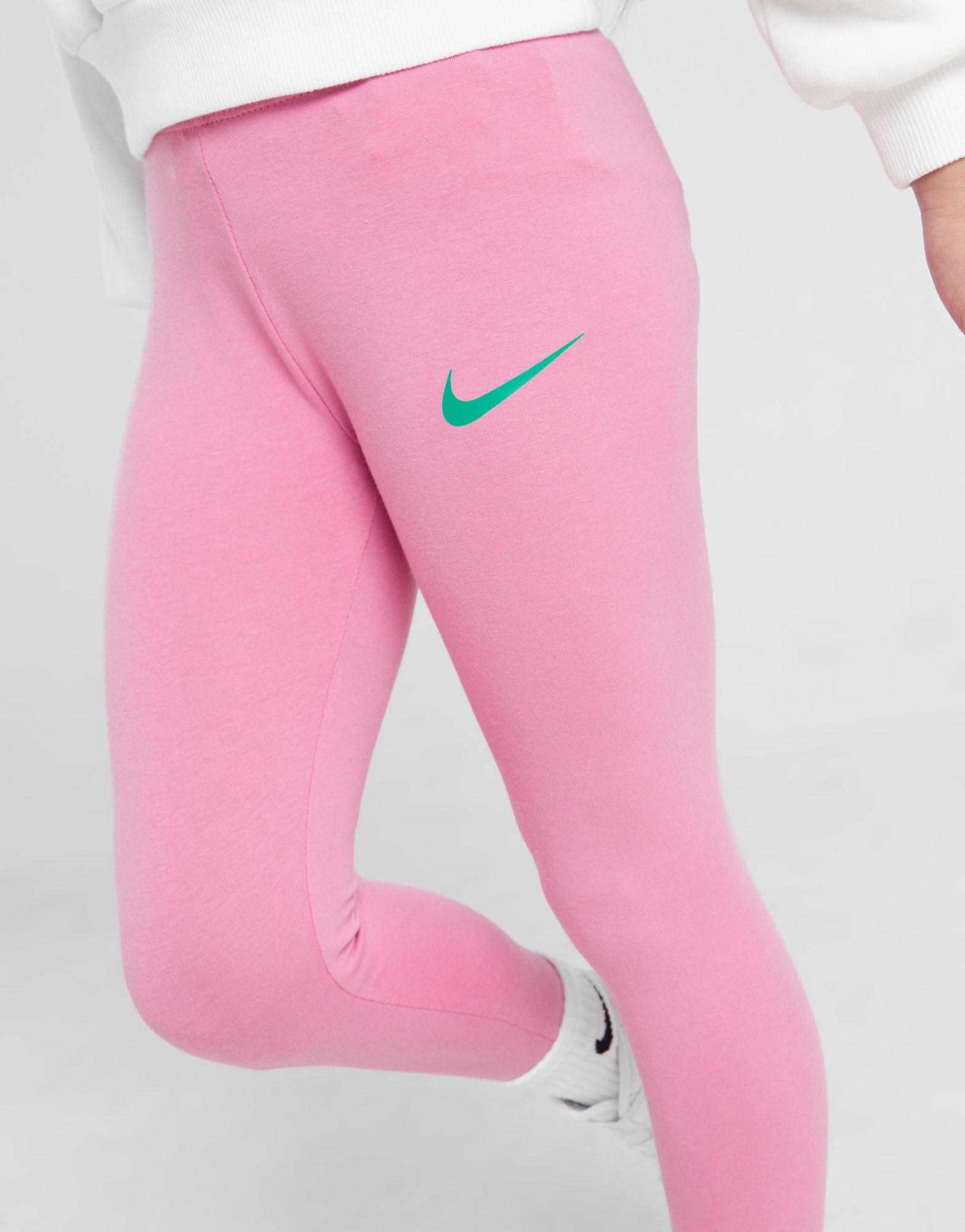 White Nike Girls Collegiate Crew Leggings Set Children JD Sports UK