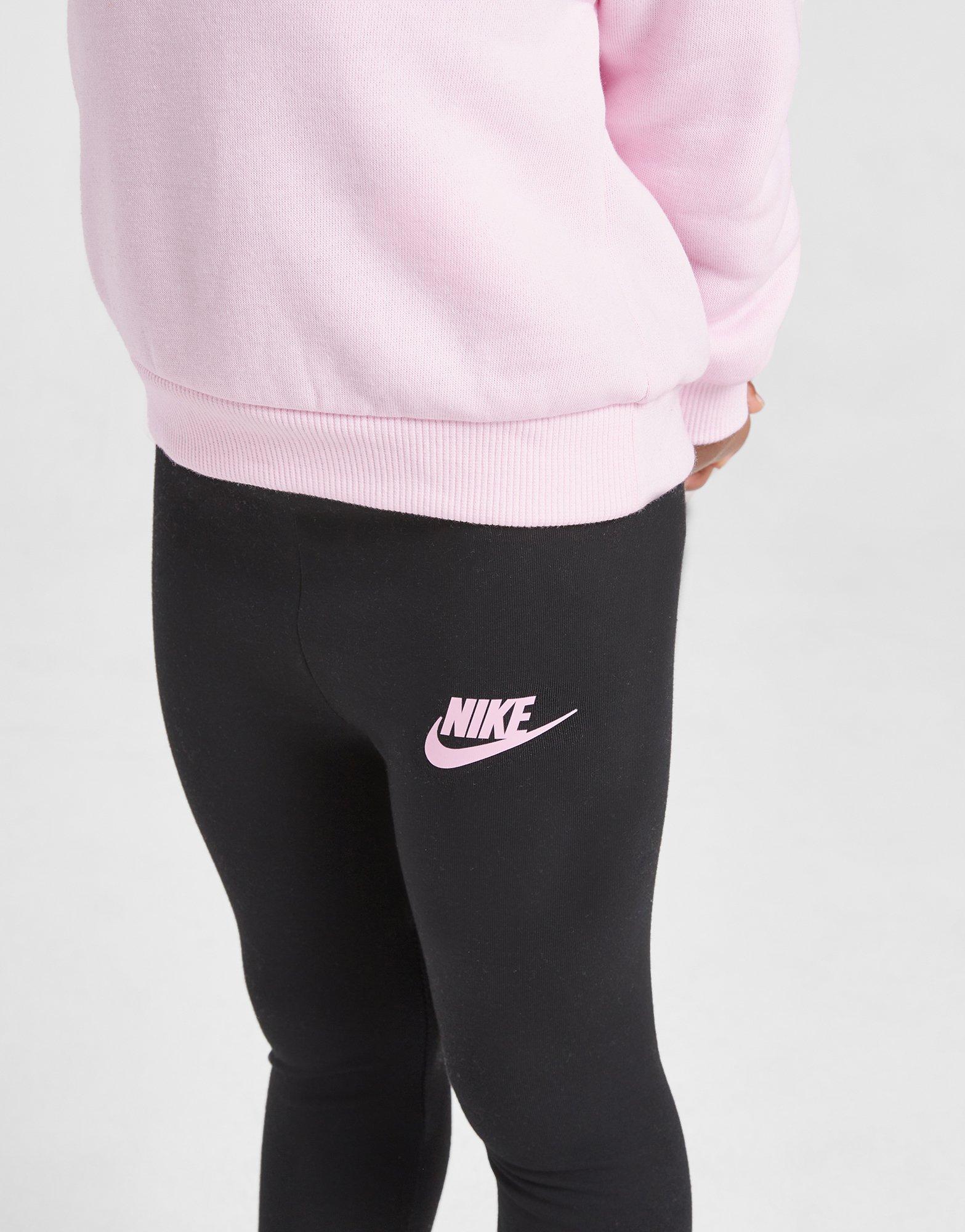 3 Nike girls 6 leggings good pink black gray