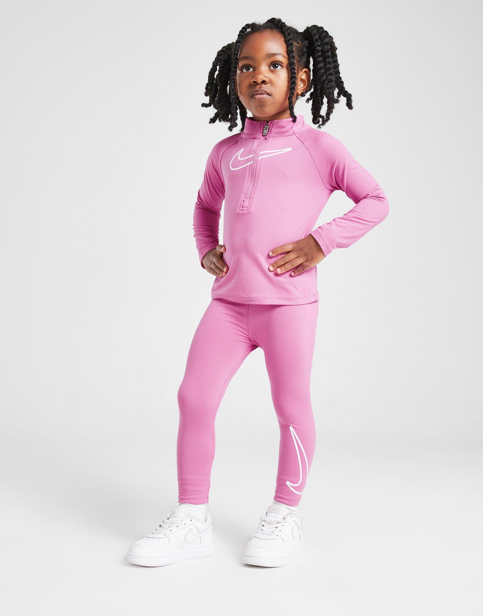 Nike Girls' All Day 1/2 Zip/Leggings Set Infant