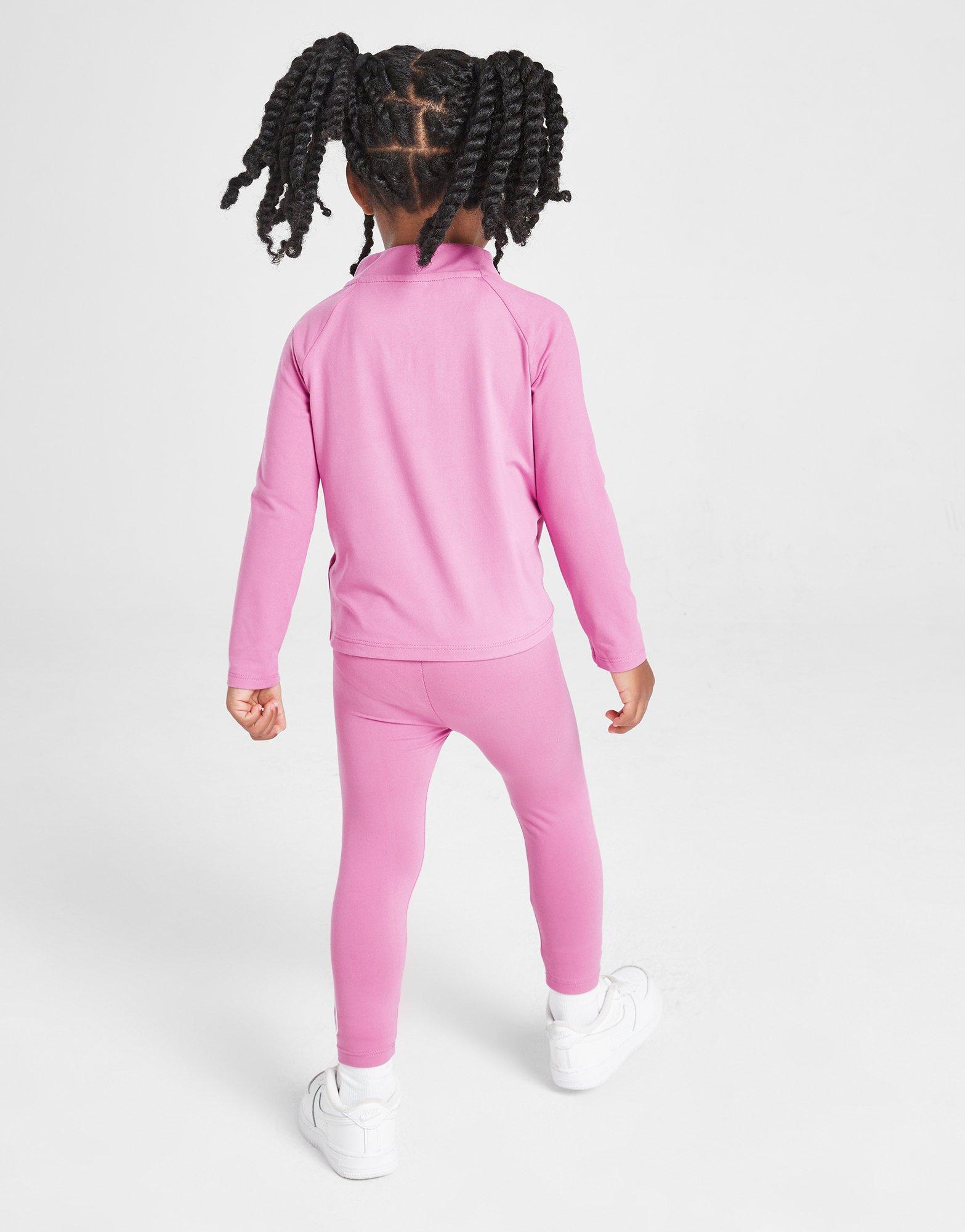 Nike Girls' All Day 1/2 Zip/Leggings Set Infant