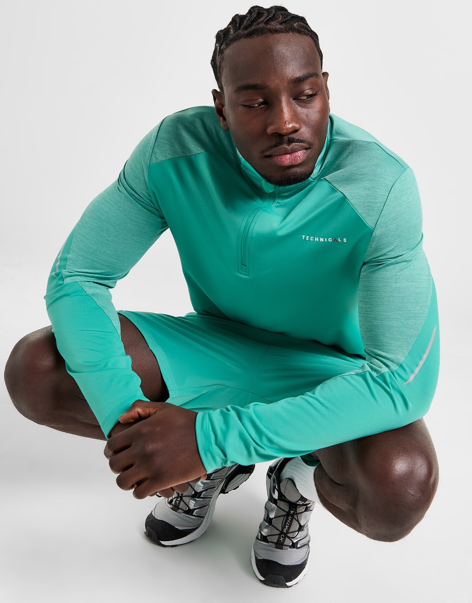 Green Technicals Bilrost 1/4 Zip Top JD Sports