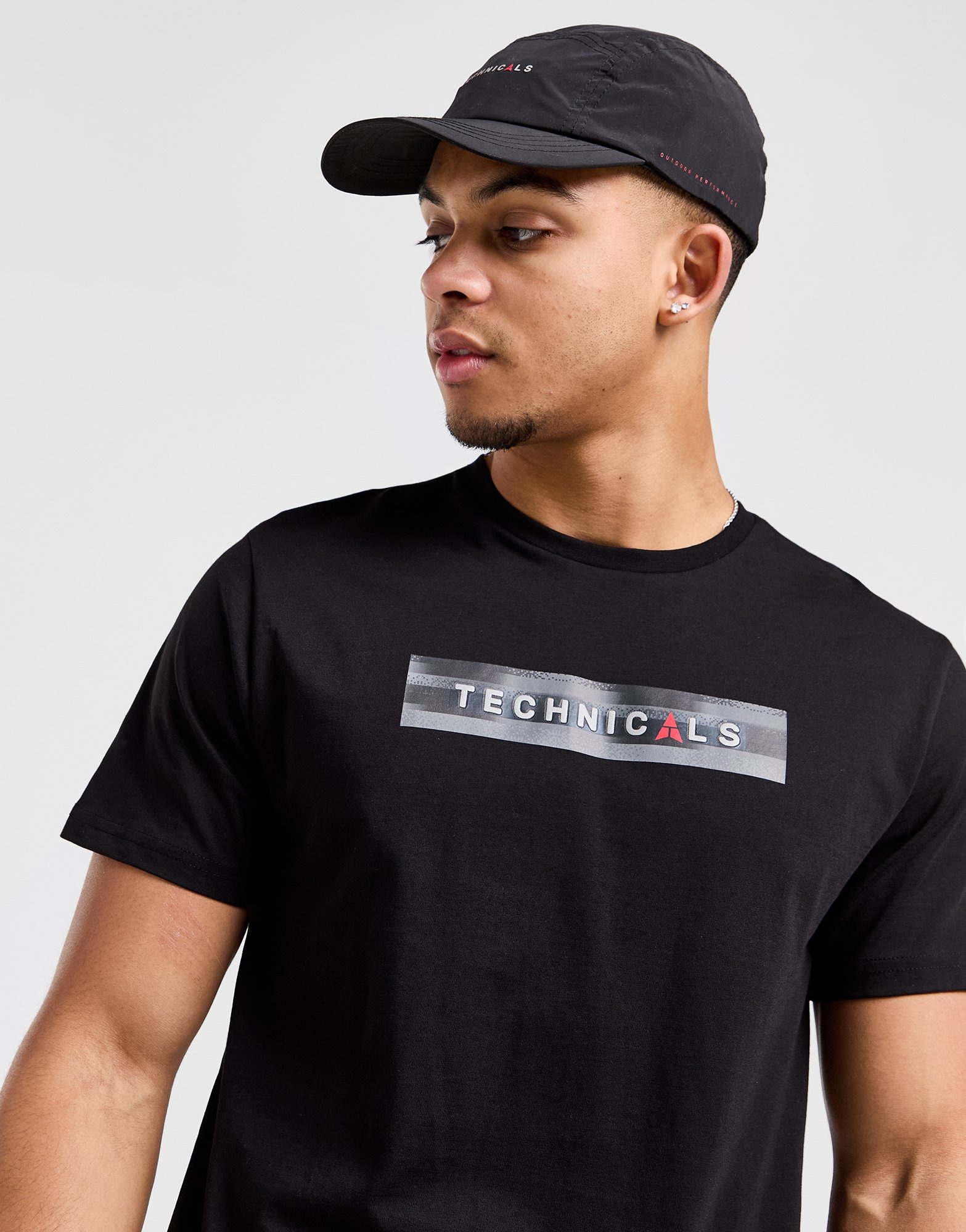 Black Technicals Slab T-Shirt | JD Sports UK