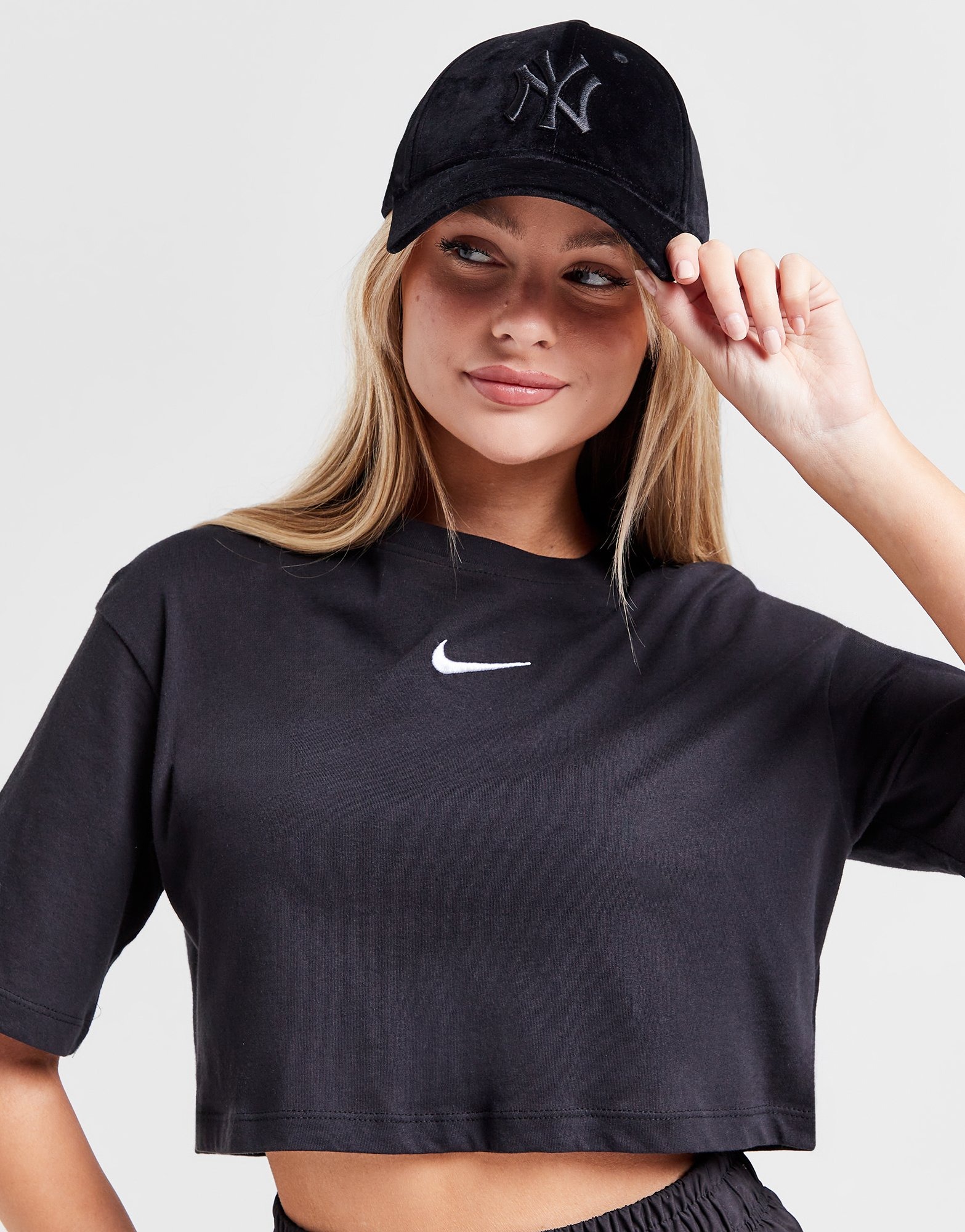 Black New Era MLB New York Yankees Velour 940 Cap Women's JD Sports