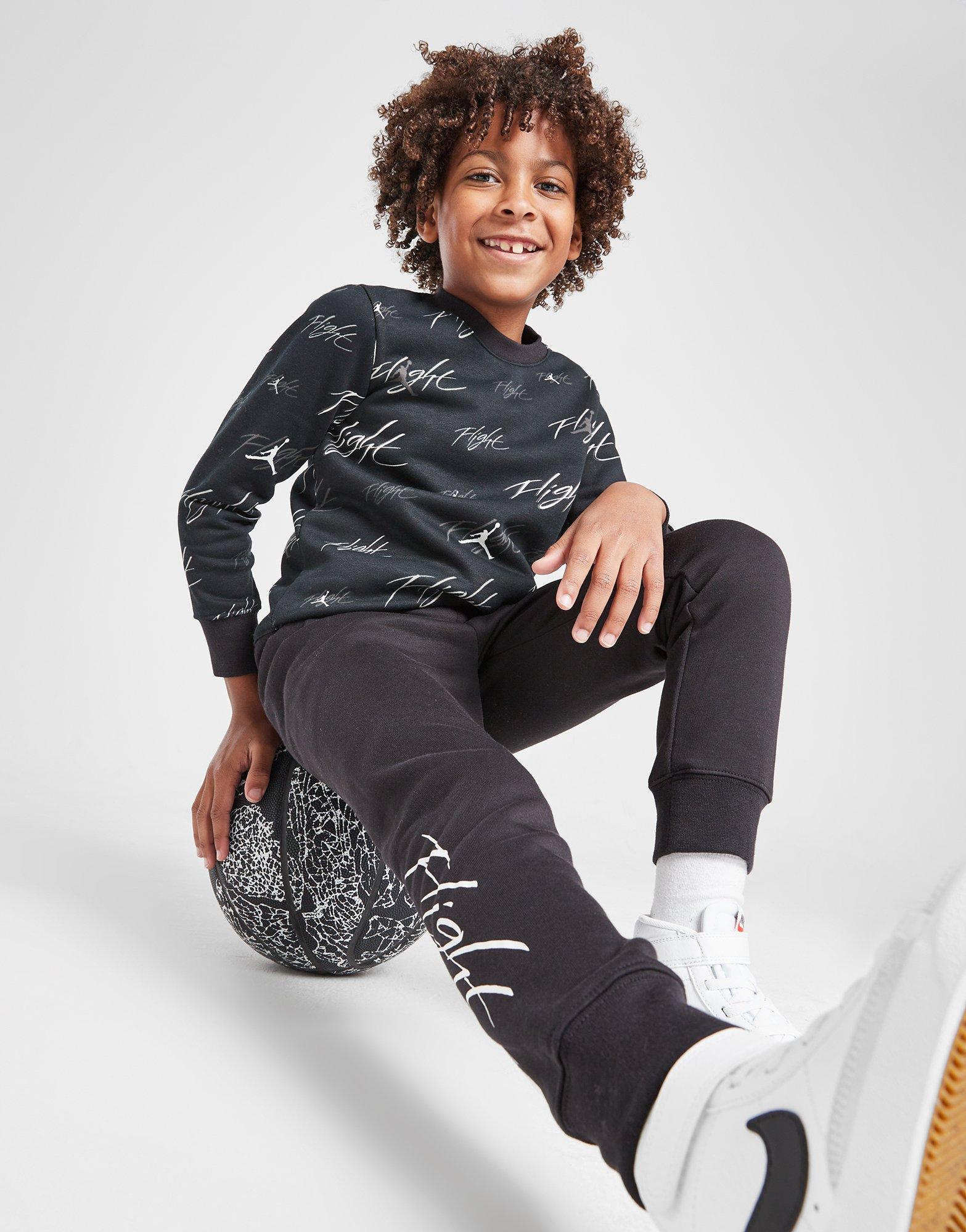 Jordan Haze All Over Print Crew/Joggers Set Children
