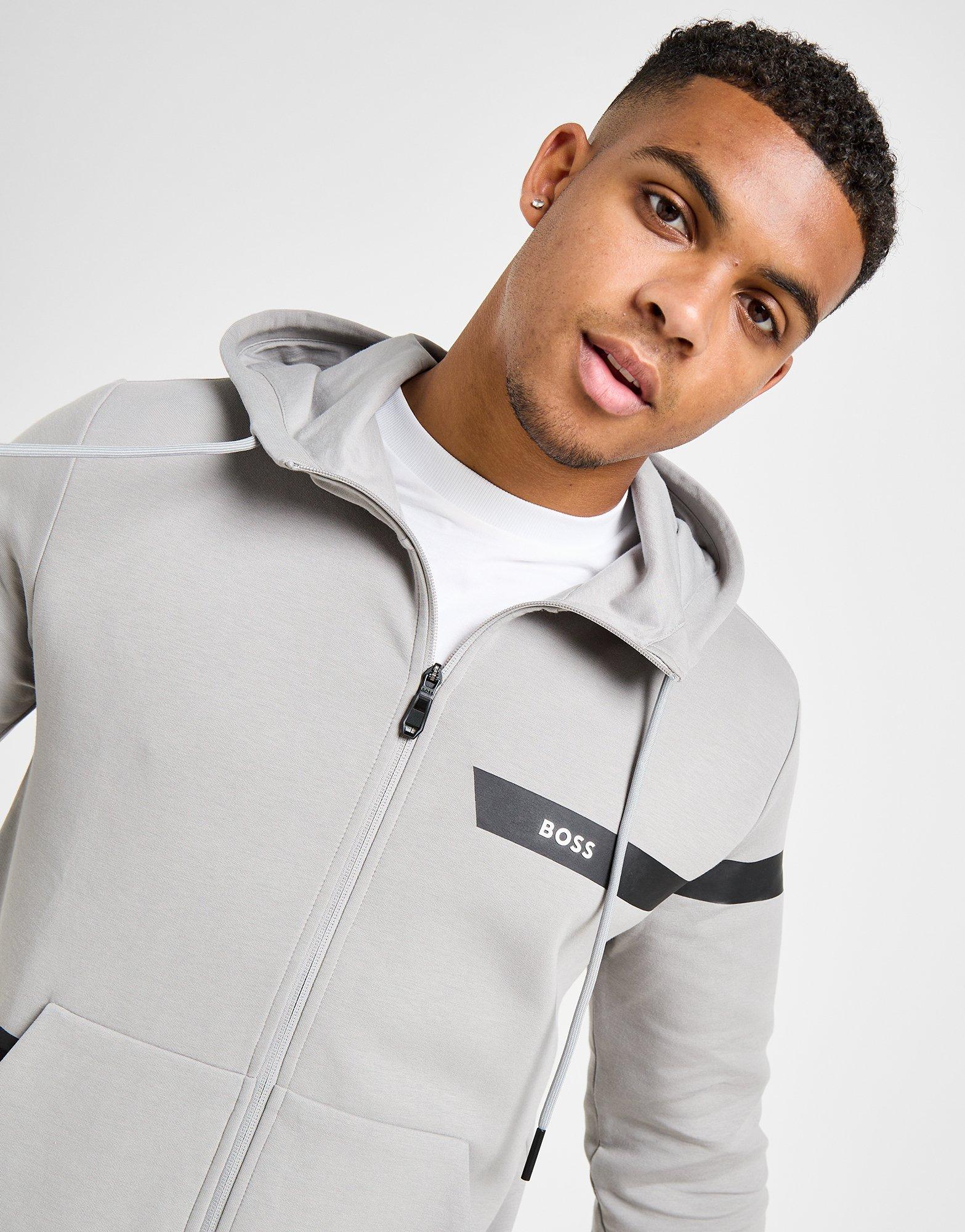 BOSS Stripe Saggy Hoodie