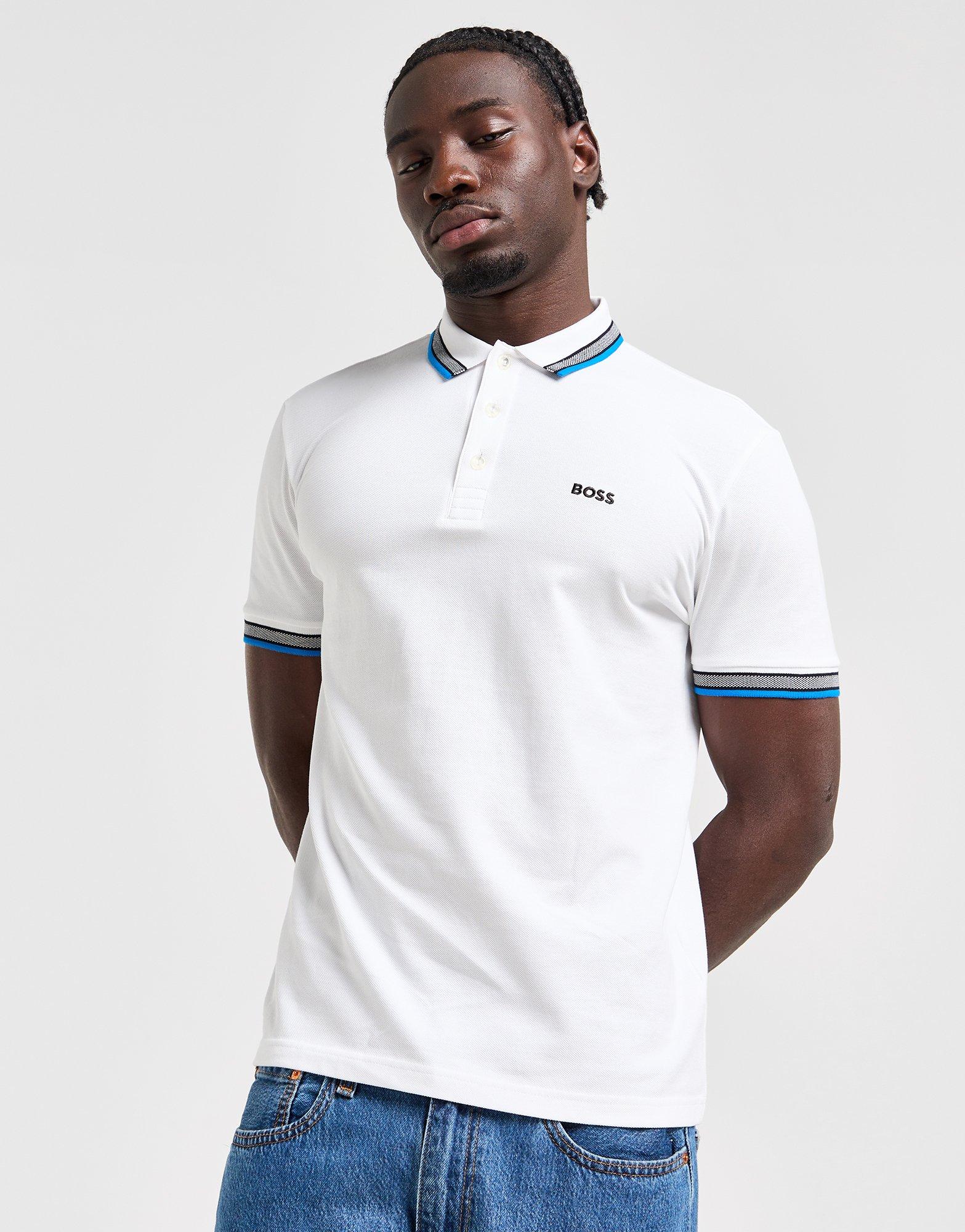 Hugo boss paddy polo white best sale