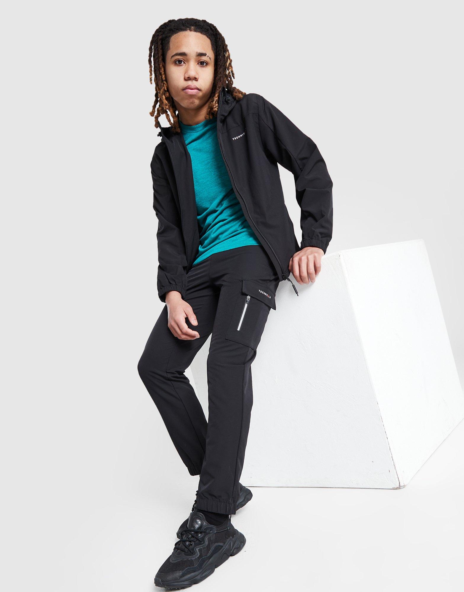 Black Technicals Axel Cargo Pants Junior JD Sports UK