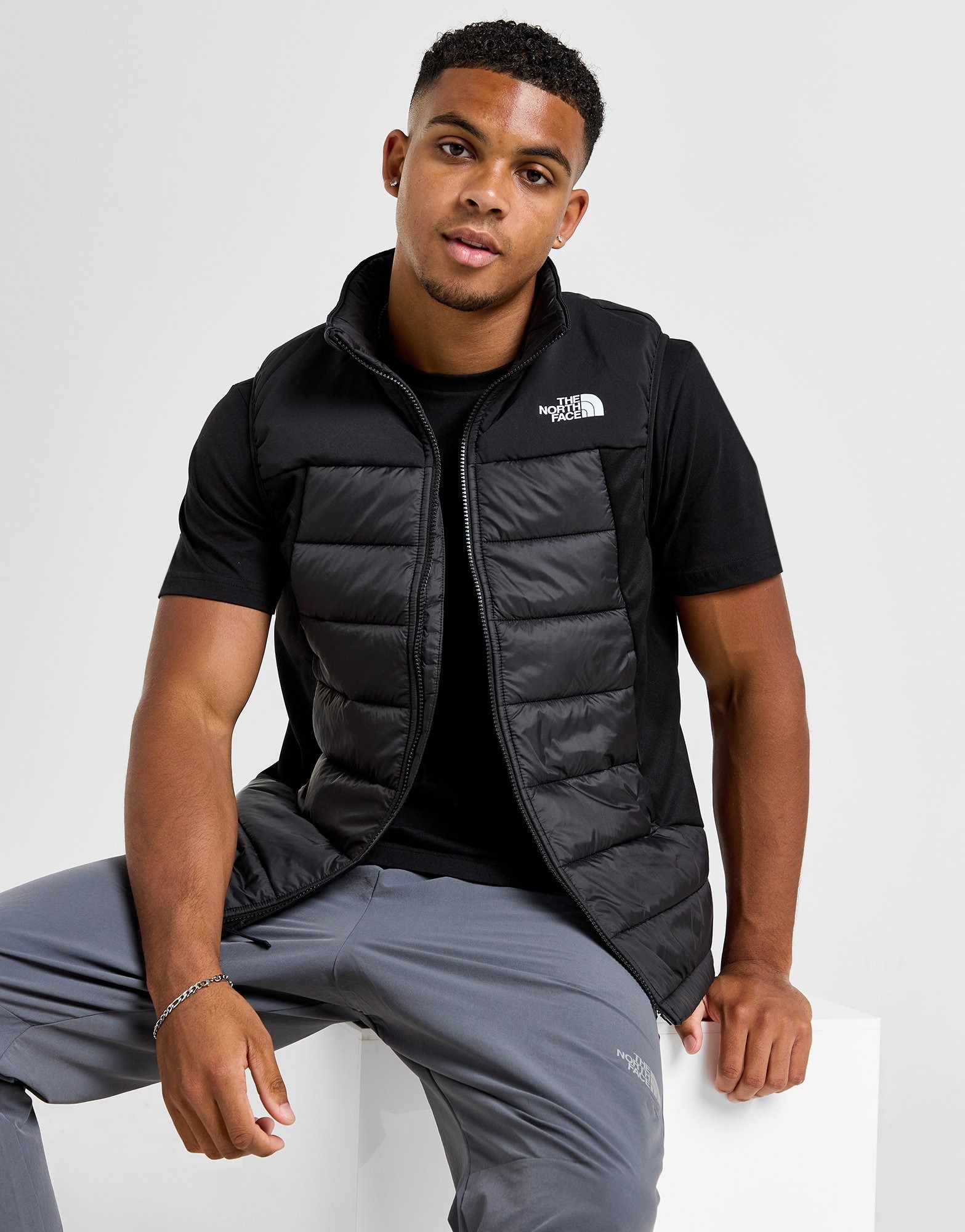 Black gilet north face on sale