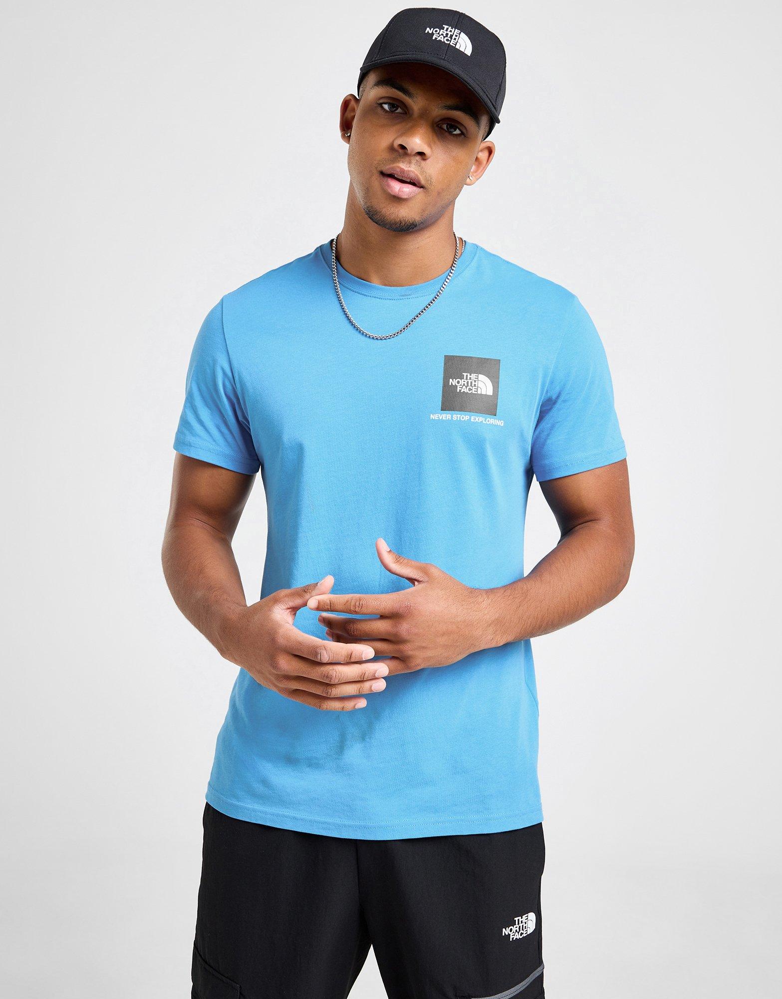 The North Face TShirt Logo Fine Box Homme Bleu JD Sports France