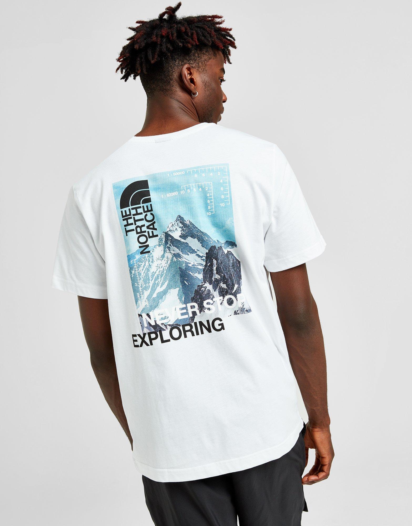 The North Face Mountain Photo T Shirt Weiss JD Sports Deutschland