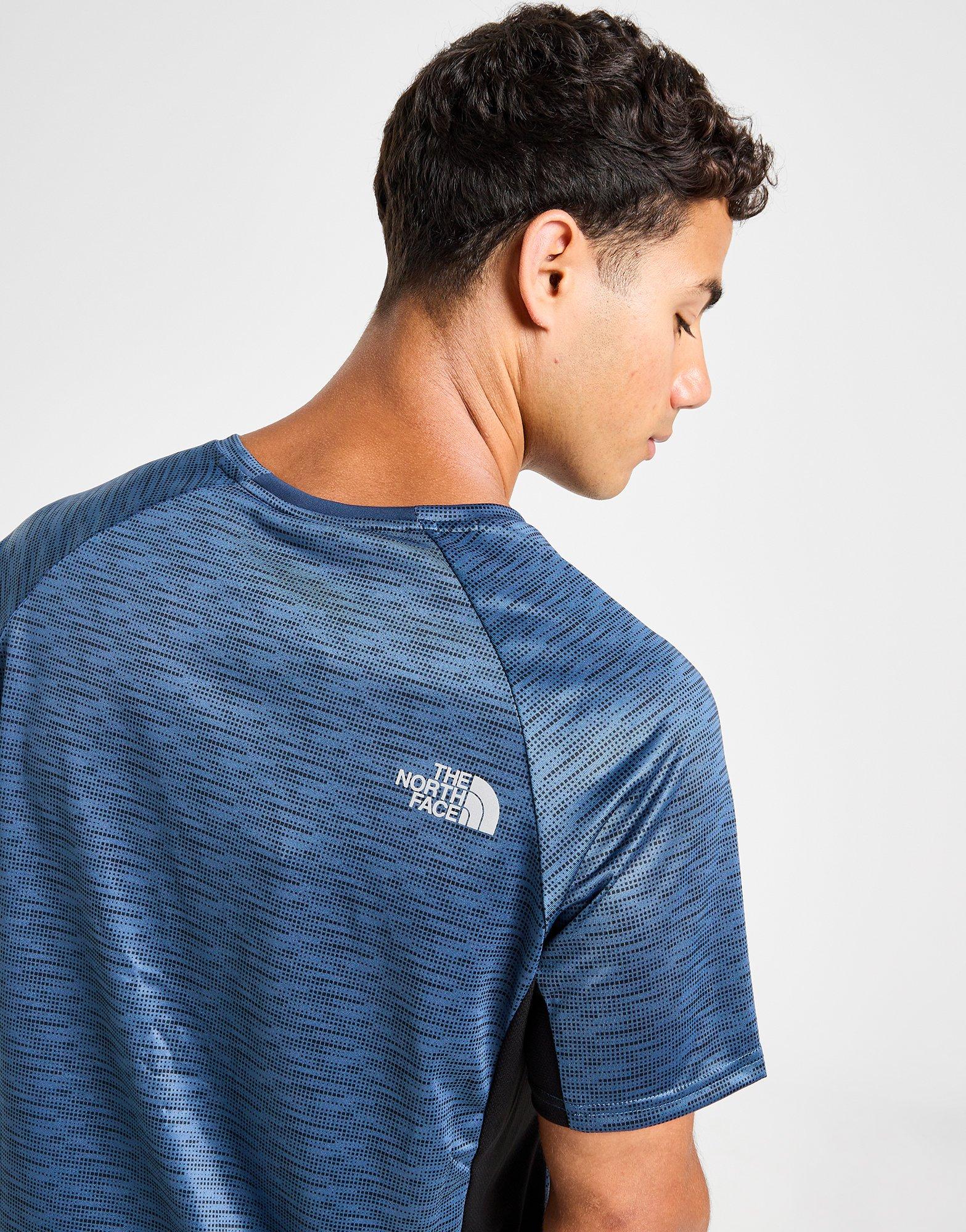 Blue The North Face Performance All Over Print T-Shirt - JD