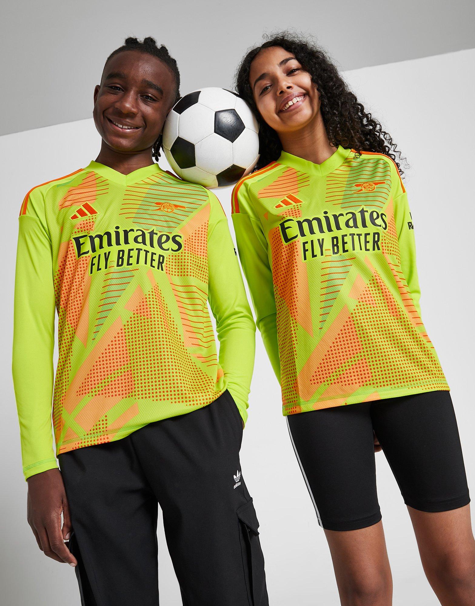 Yellow adidas Arsenal FC 2024 25 Long Sleeve Goalkeeper Shirt Jr JD Sports Global