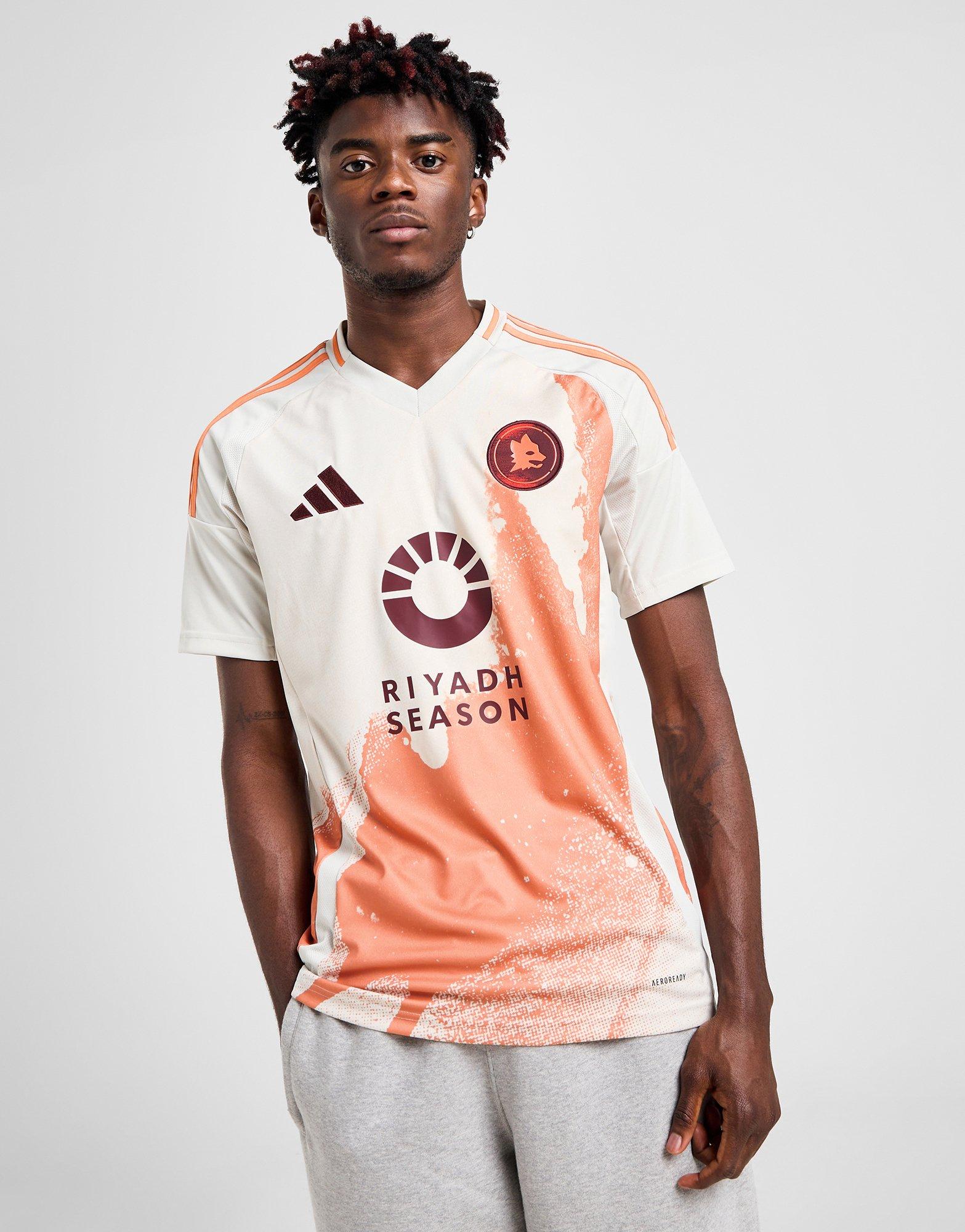 Grey adidas AS Roma 2024/25 Away Shirt - JD Sports Global
