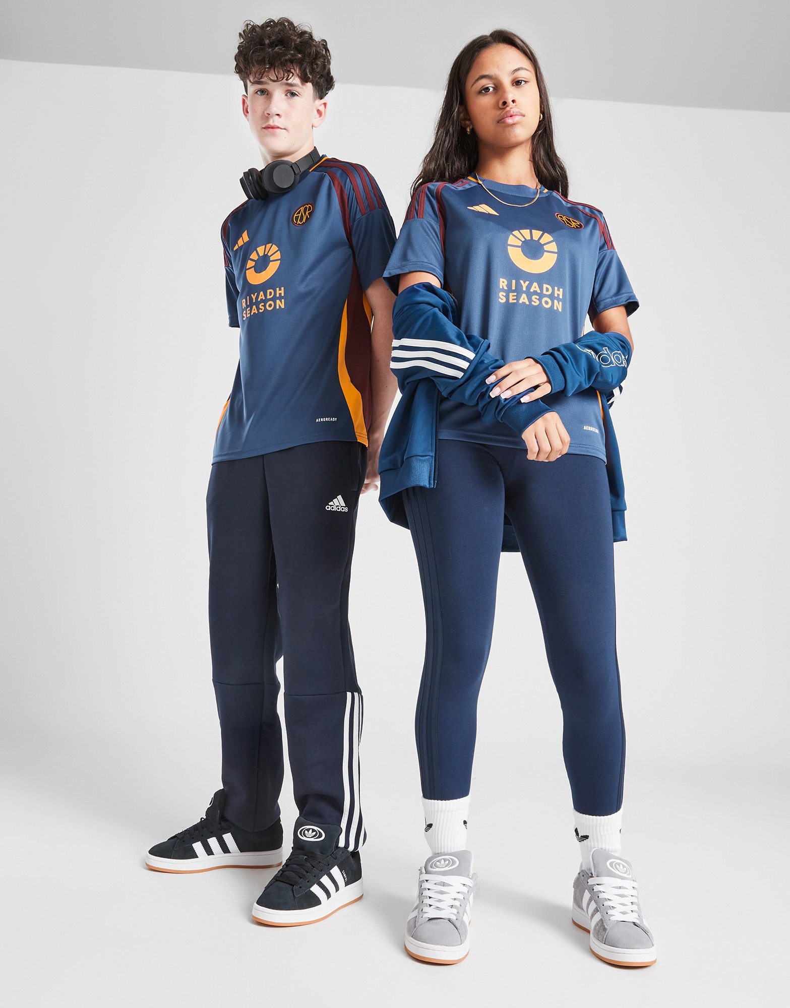 Blue adidas AS Roma 2024/25 Third Shirt Junior | JD Sports Malaysia