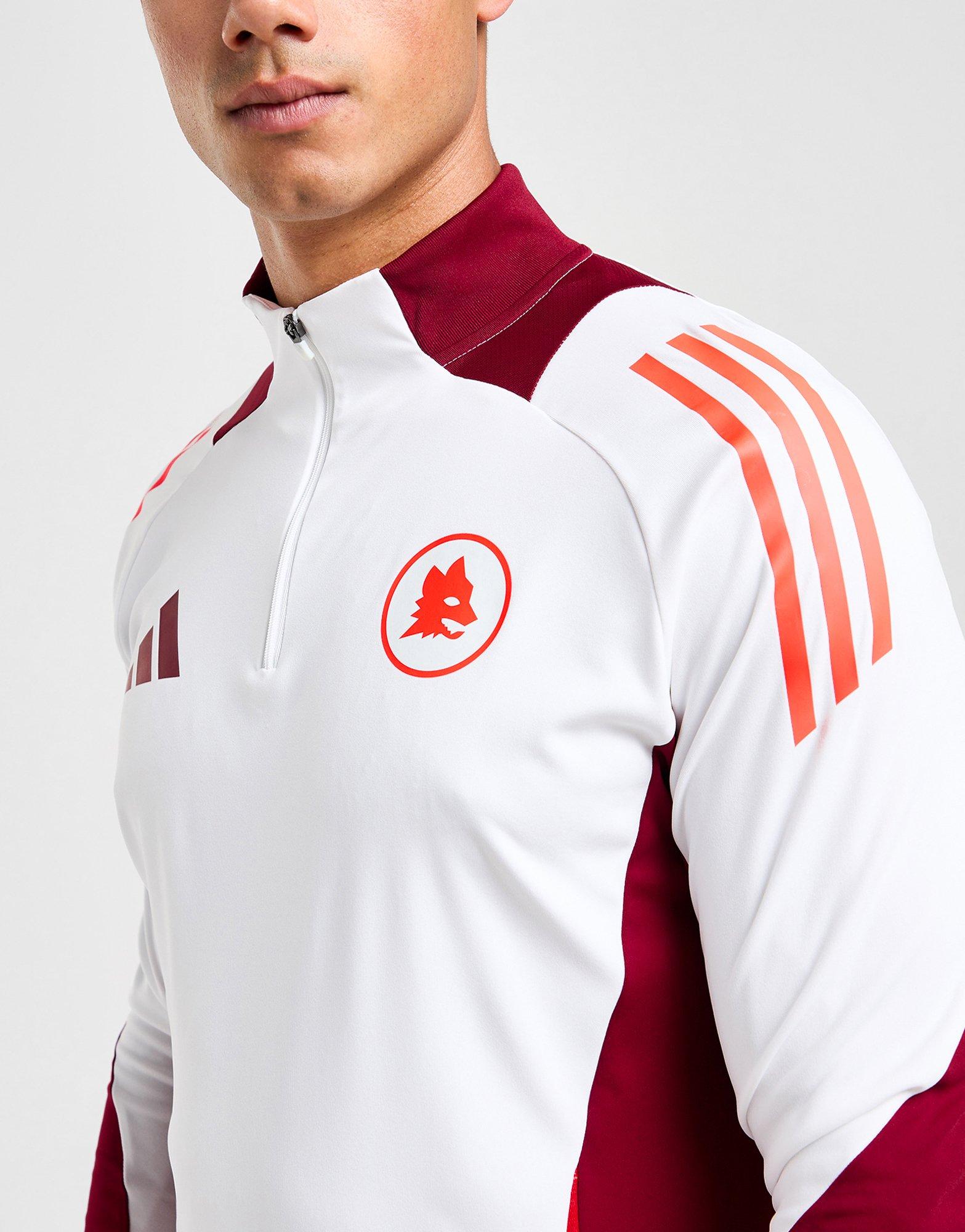 White adidas AS Roma Training Track Top - JD Sports Global White adidas AS Roma Training Track Top - JD Sports Global