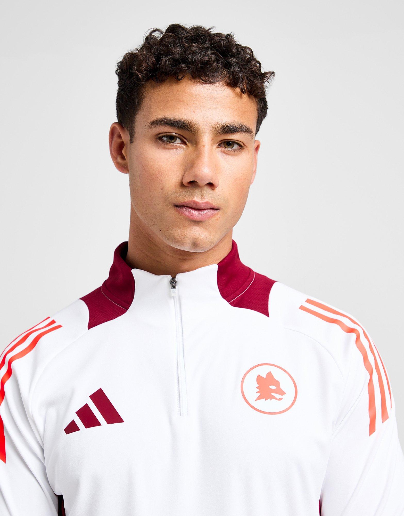 White adidas AS Roma Training Track Top - JD Sports Global White adidas AS Roma Training Track Top - JD Sports Global