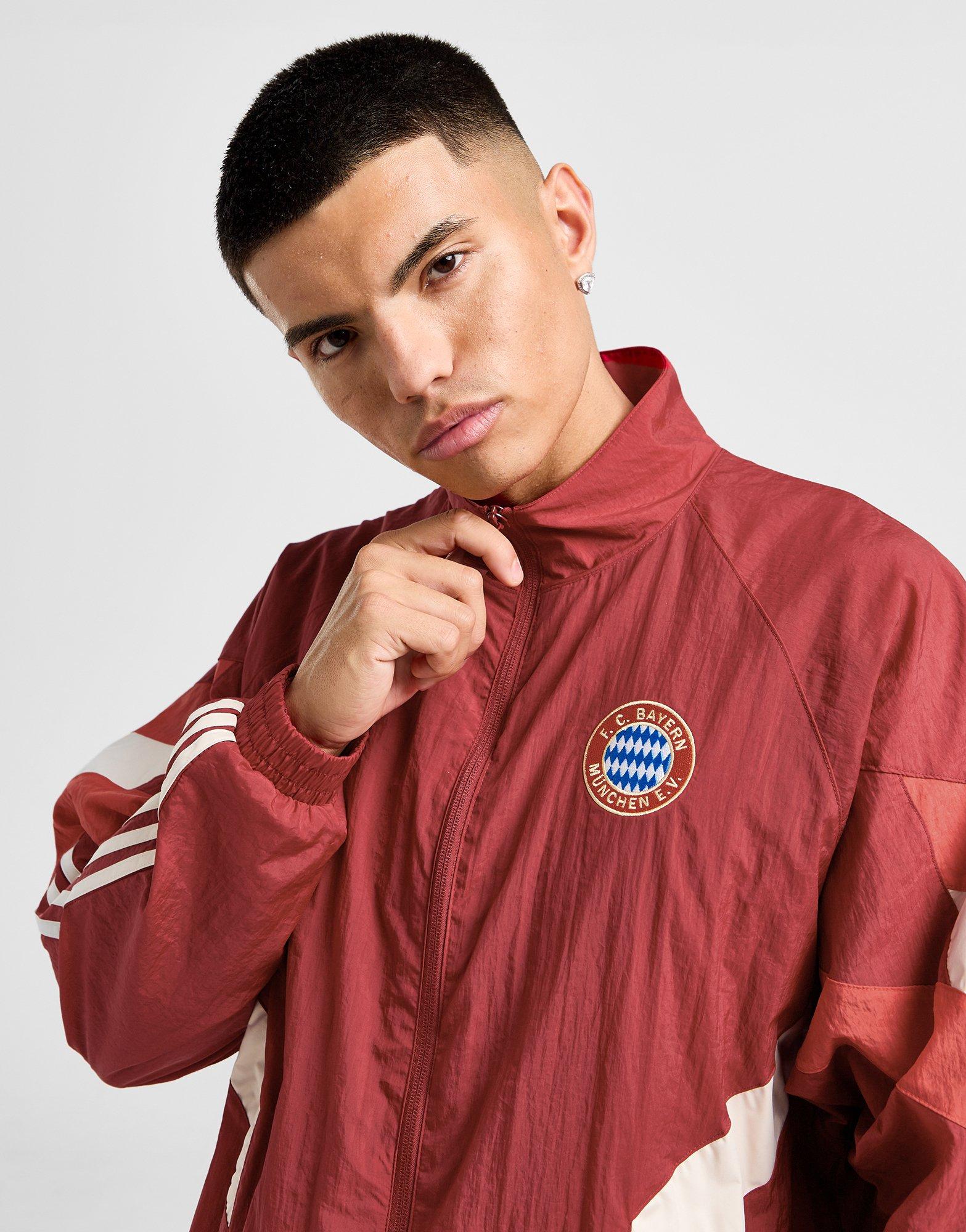 Bayern Munich アディダス レッドジャージ 2007-08 Bayern Munich adidas Track Jacket - 7/10 - (L.Boys)