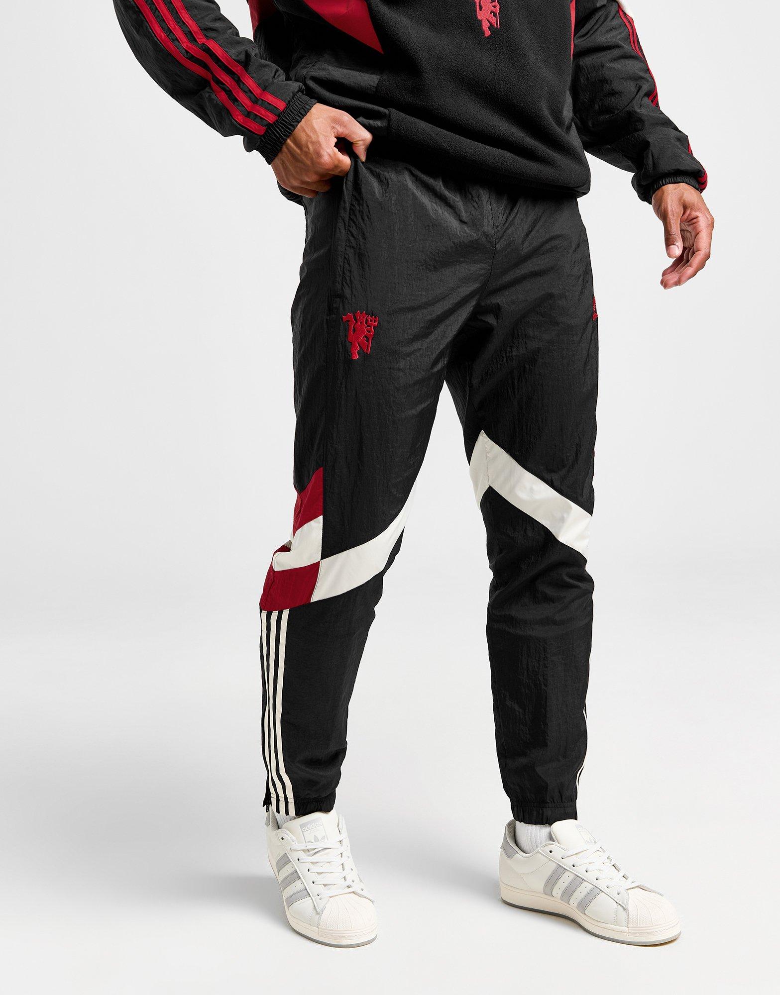 Black adidas Originals Manchester United Originals Track Pants | JD Sports  UK