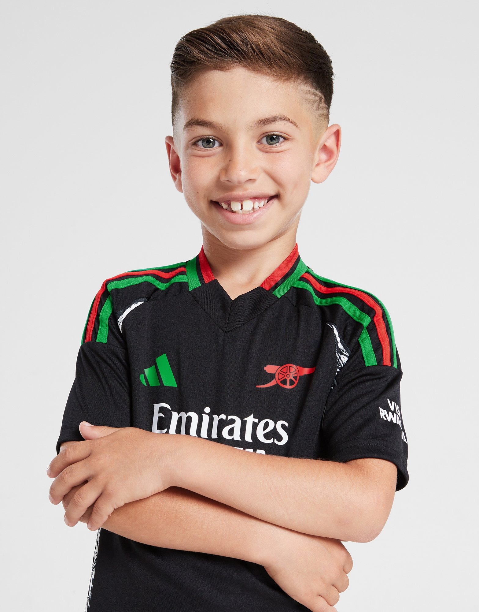 Black adidas Arsenal FC 2024 25 Away Kit Children JD Sports Malaysia