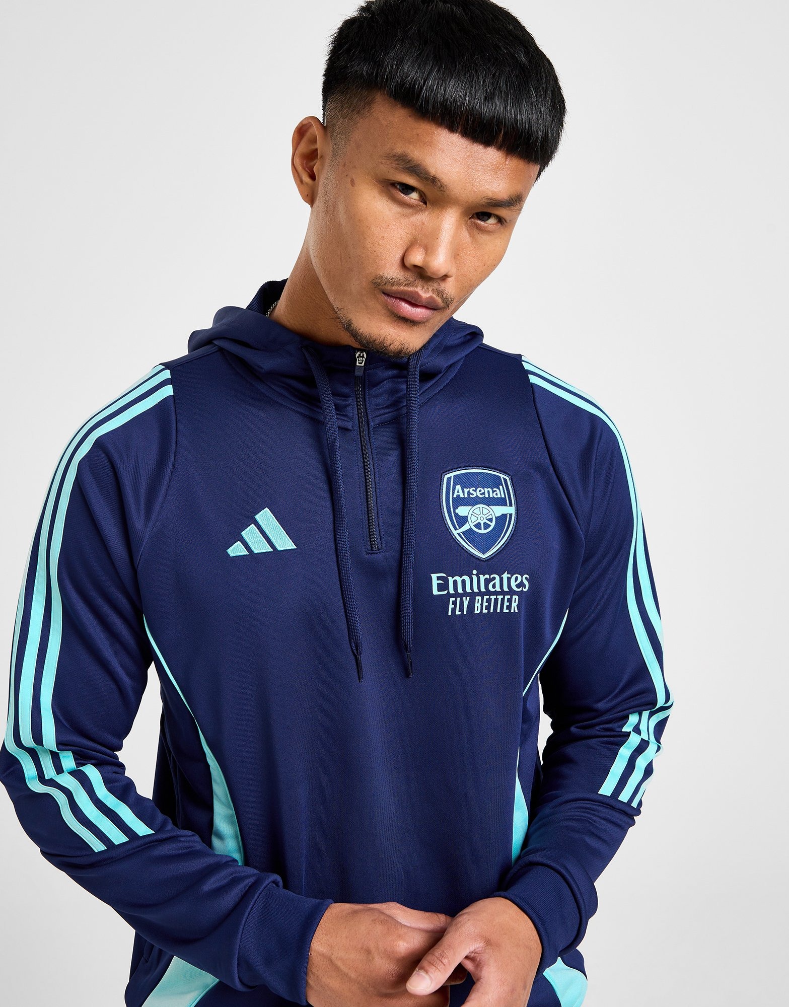 Blue adidas Arsenal FC Training Hoodie - JD Sports NZ