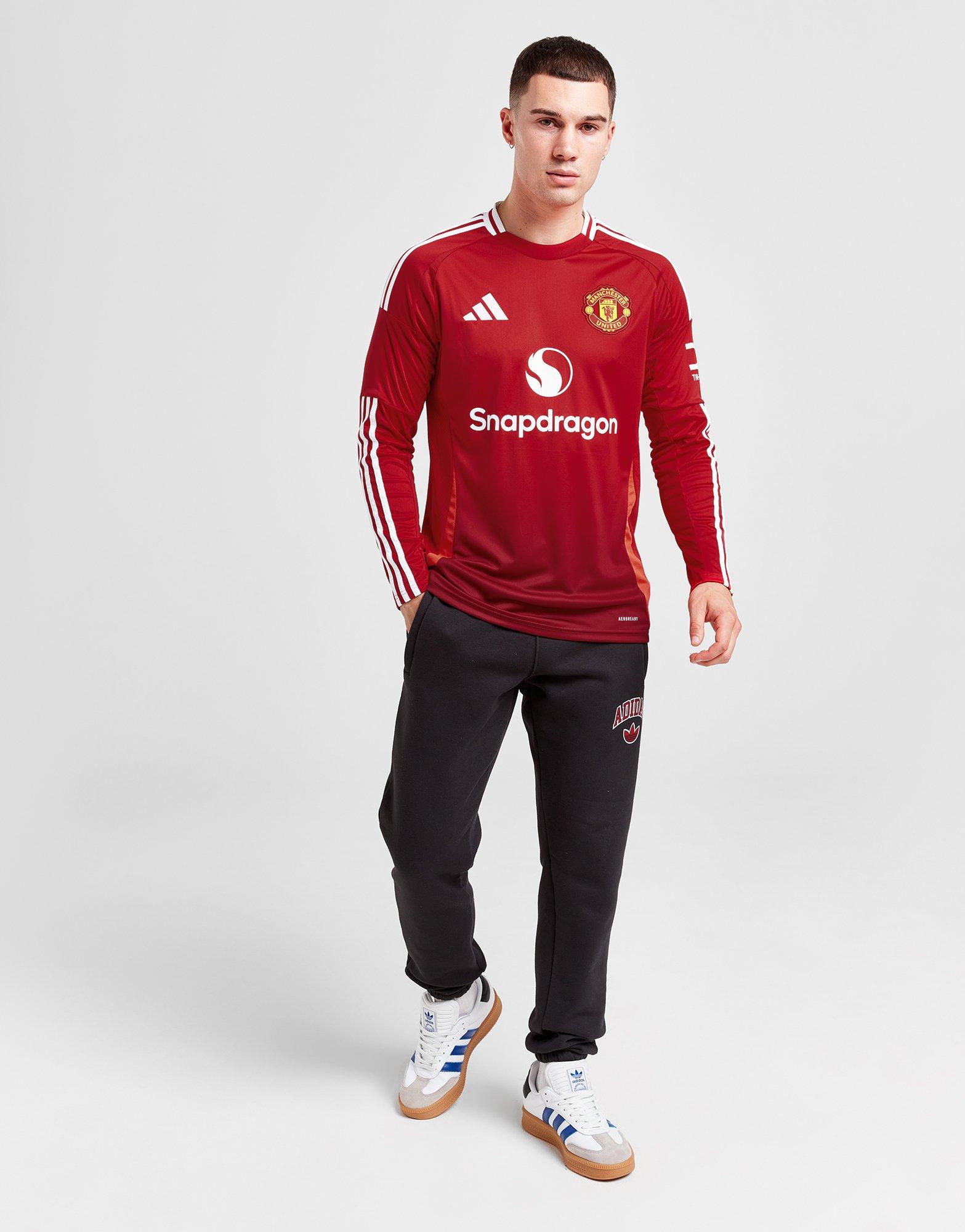 Manchester United adidas ゲームシャツ　長袖シャツ Red adidas Manchester United 24/25 Long Sleeve Home Shirt