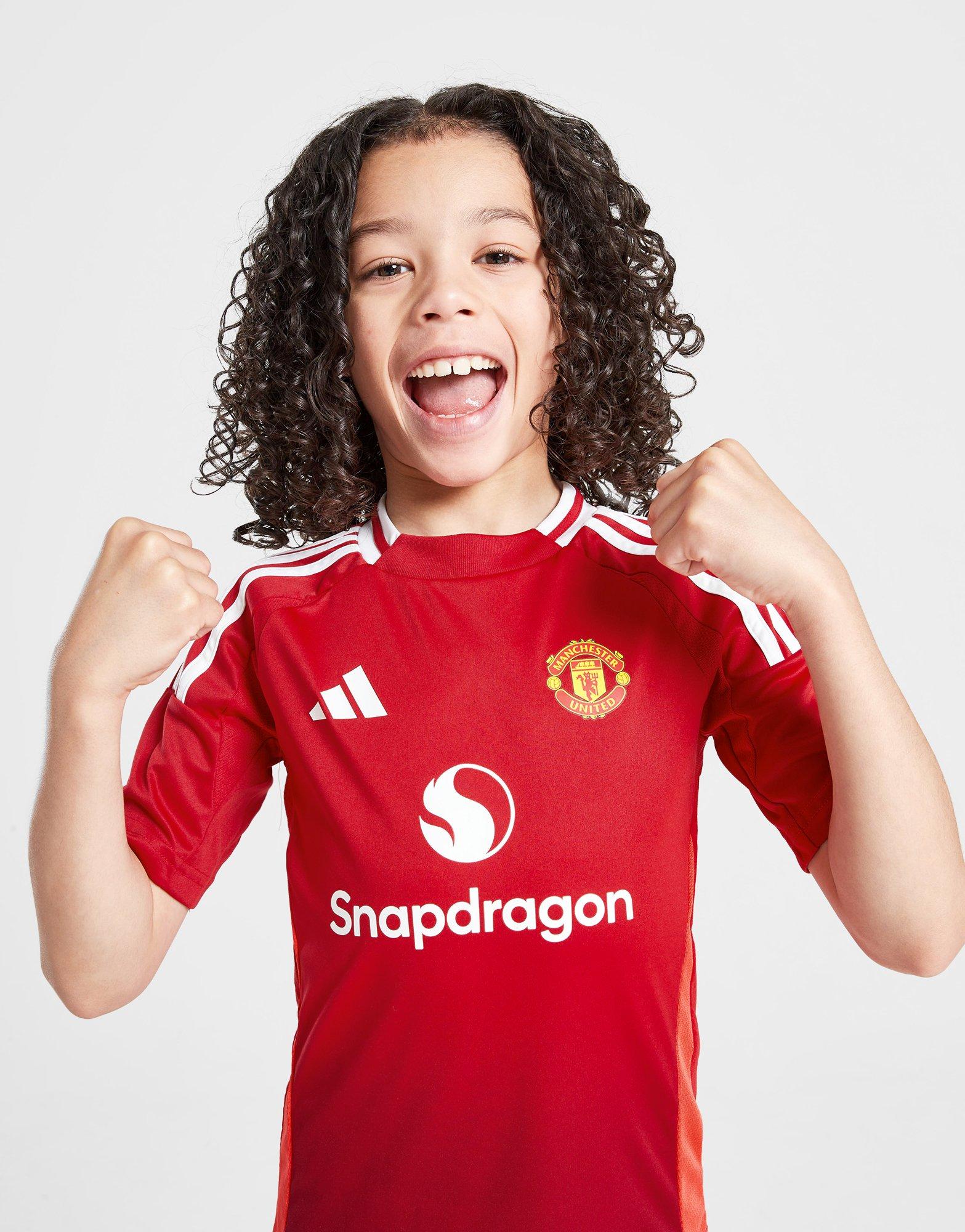 adidas Manchester United FC 2024/25 Home Kit Children's