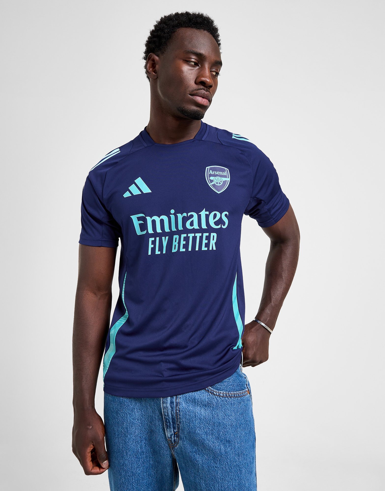 Blue adidas Arsenal FC Training Shirt - JD Sports NZ