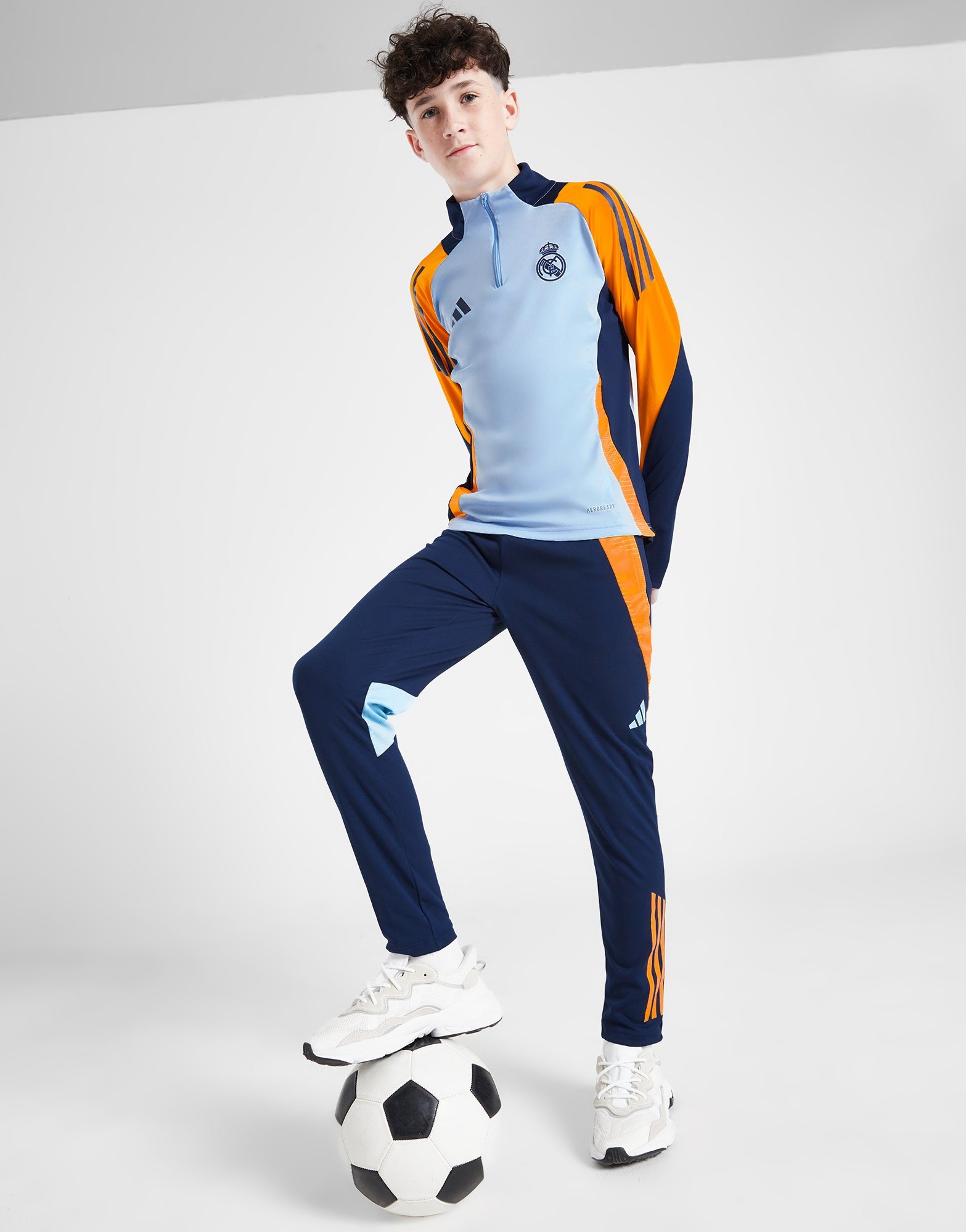 Blue adidas Real Madrid Training Pants Junior JD Sports Global