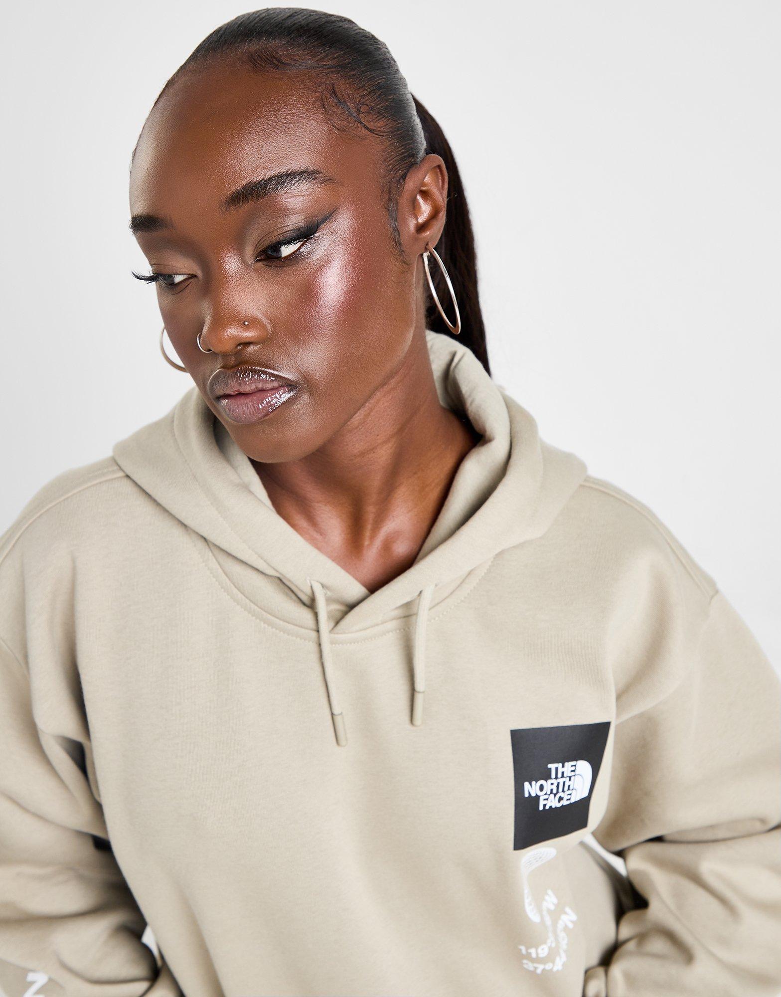 North face hoodie beige hotsell