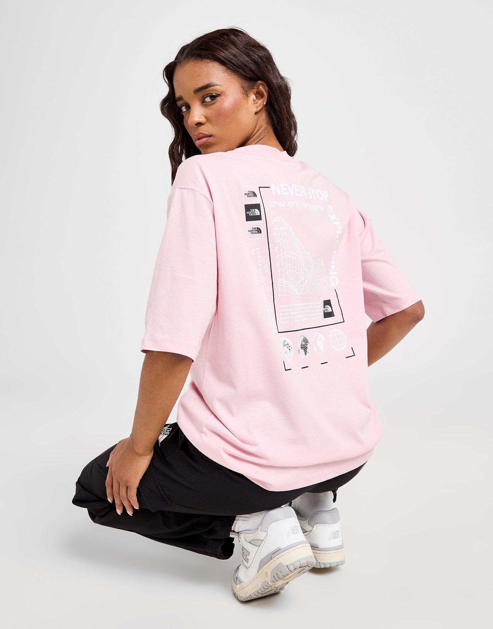 Pink The North Face Energy Oversized T Shirt JD Sports UK